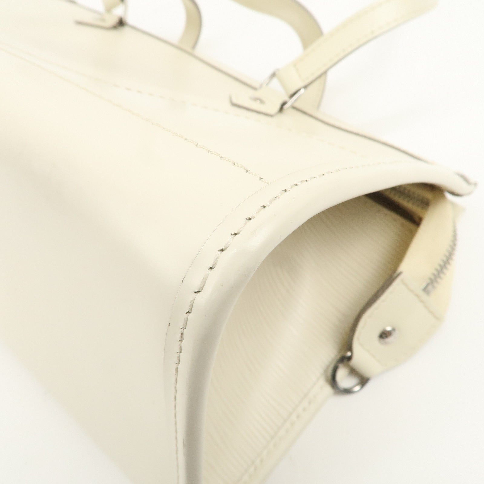 Louis Vuitton Epi Madeleine PM Hand Bag Ivoire White M5933J