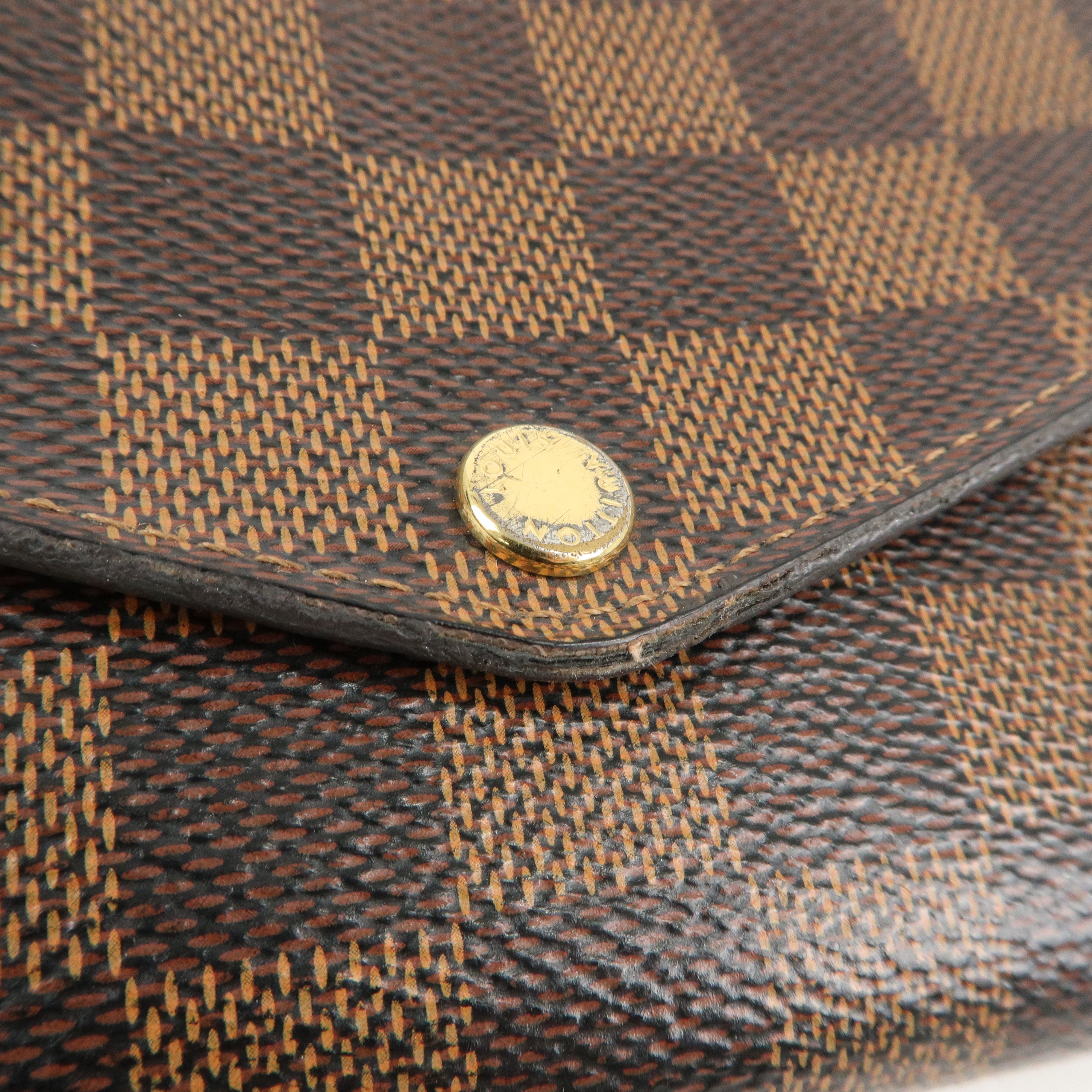 Louis Vuitton Damier Ebene Portefeuille Sarah Long Wallet N63209