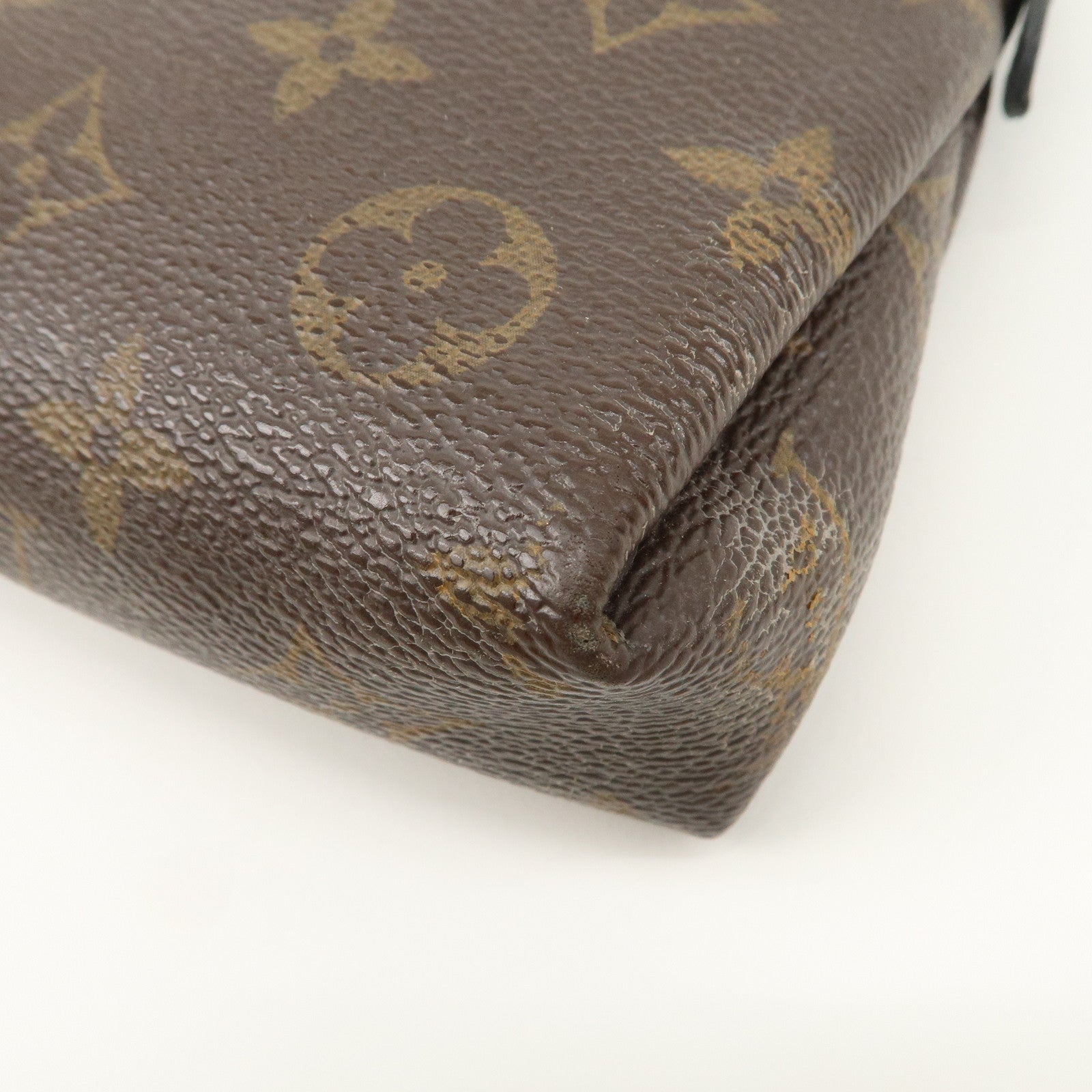 Louis Vuitton Monogram Pallas Clutch 2Way Shoulder Bag Noir M41639