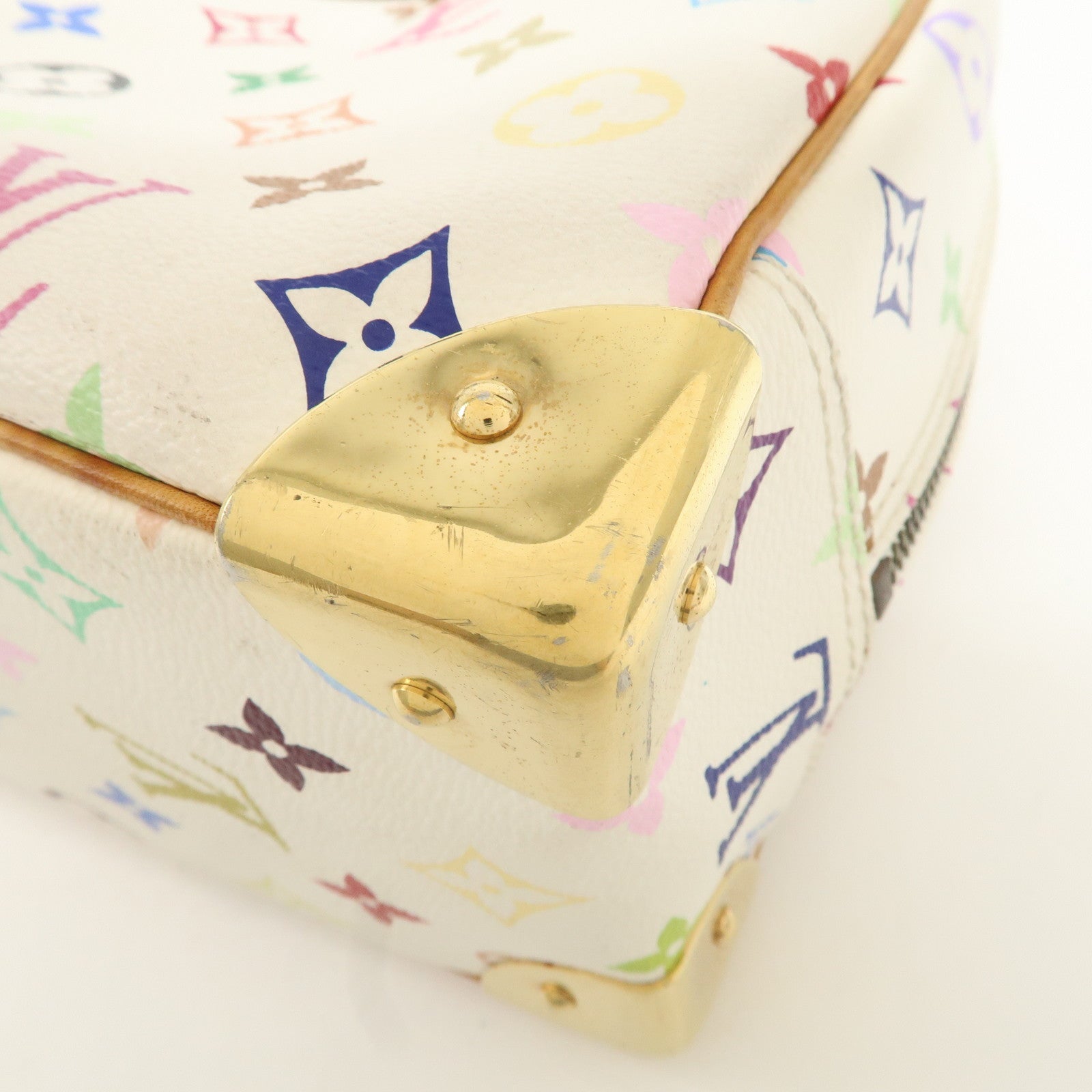 Louis Vuitton Monogram Multicolor Trouville Hand Bag M92663 Used