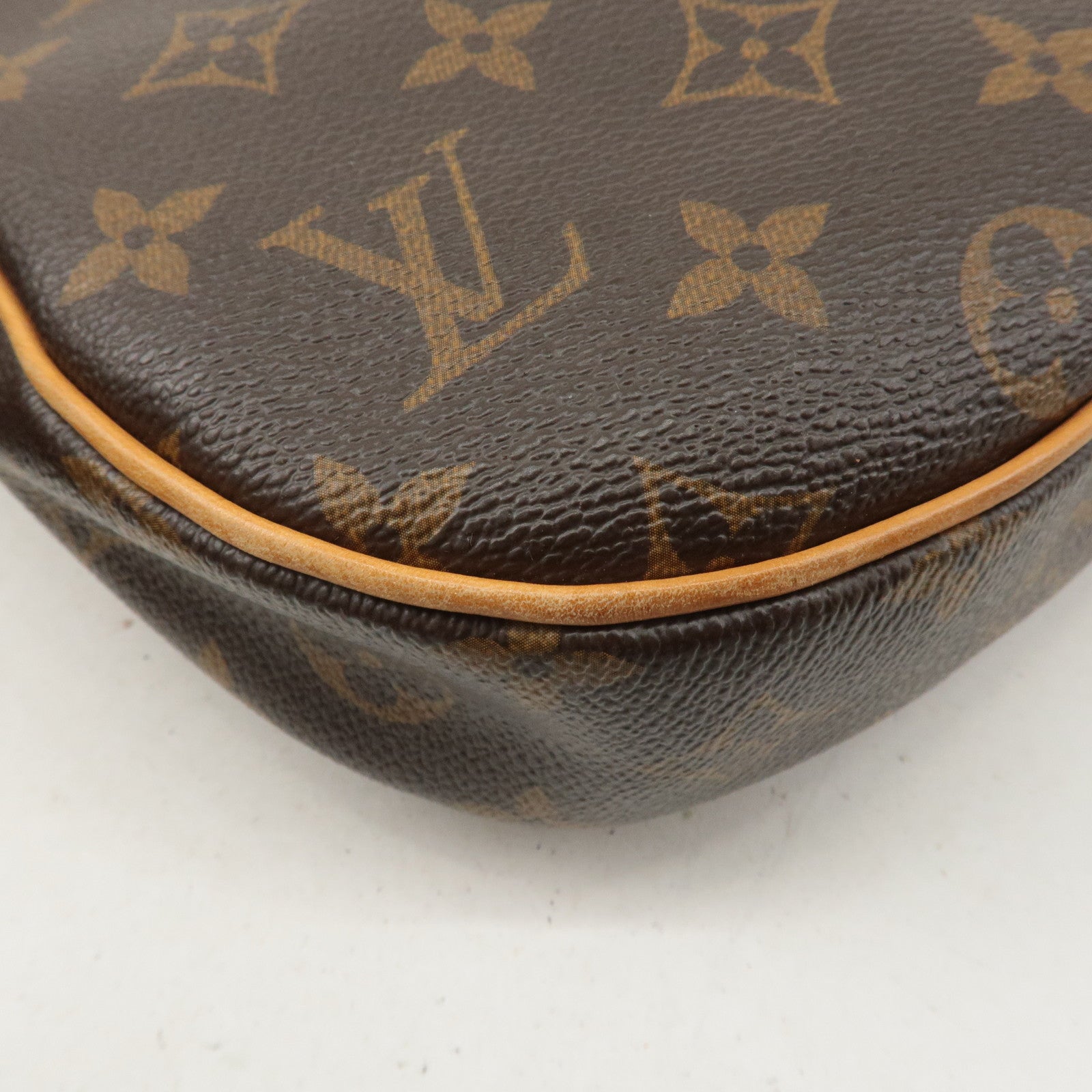 Louis Vuitton Monogram Odeon MM Shoulder Bag Brown M56389