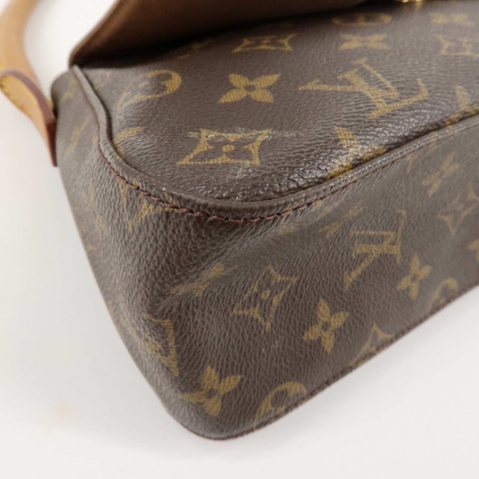 Louis Vuitton Monogram Mini Looping Shoulder Bag Hand Bag M51147 Used