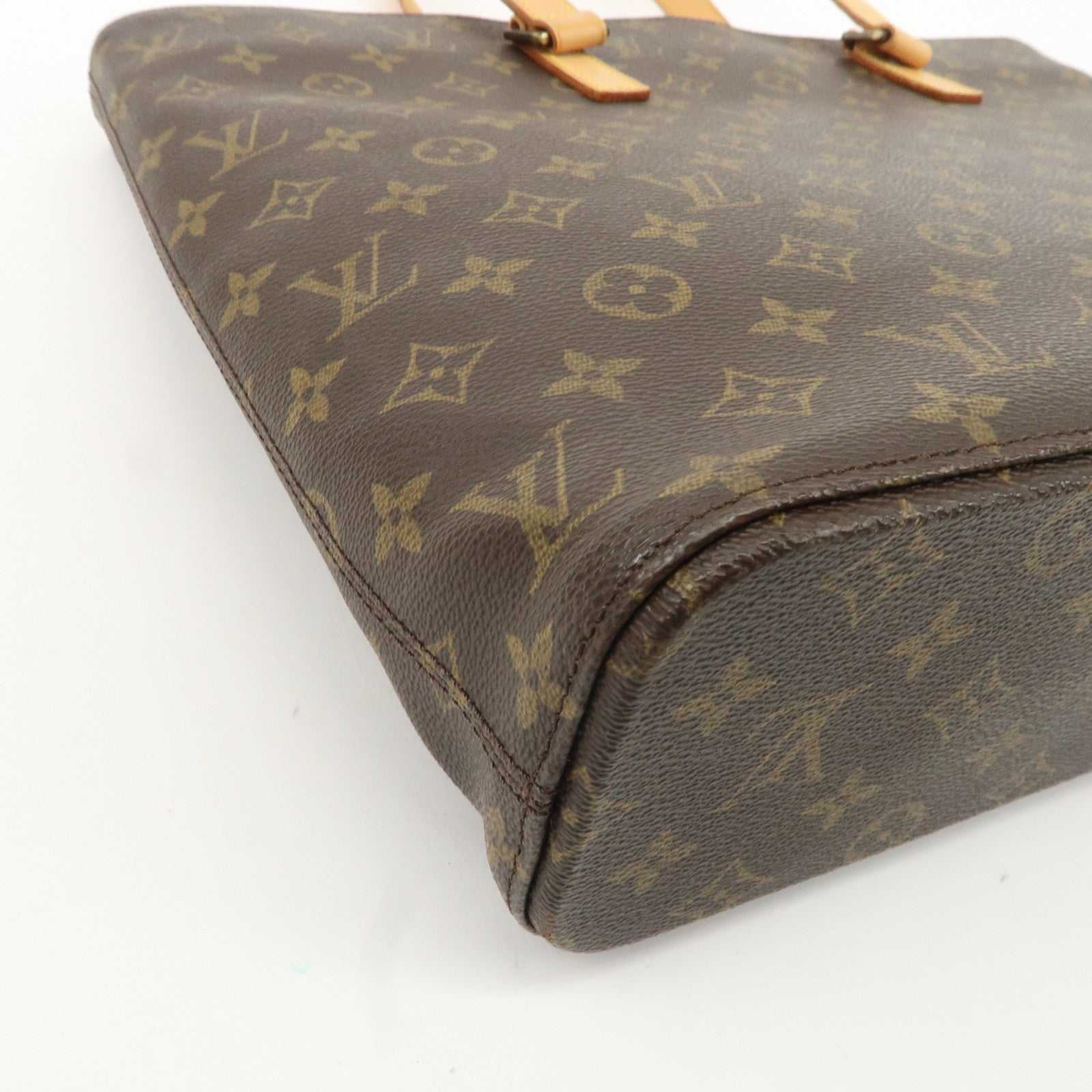 Louis Vuitton Monogram Luco Tote Bag Hand Bag Brown M51155 Used