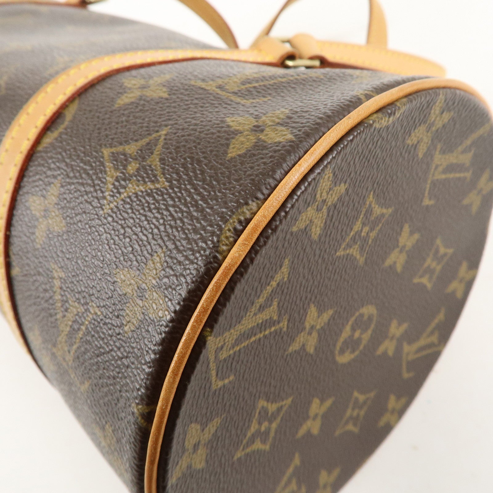 Louis Vuitton Monogram Papillon 30 Hand Bag 
Pouch Brown M51385