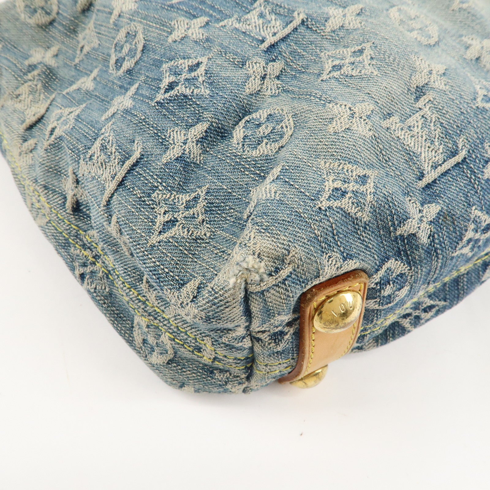 Louis Vuitton Monogram Denim Baggy PM Shoulder Bag M95049