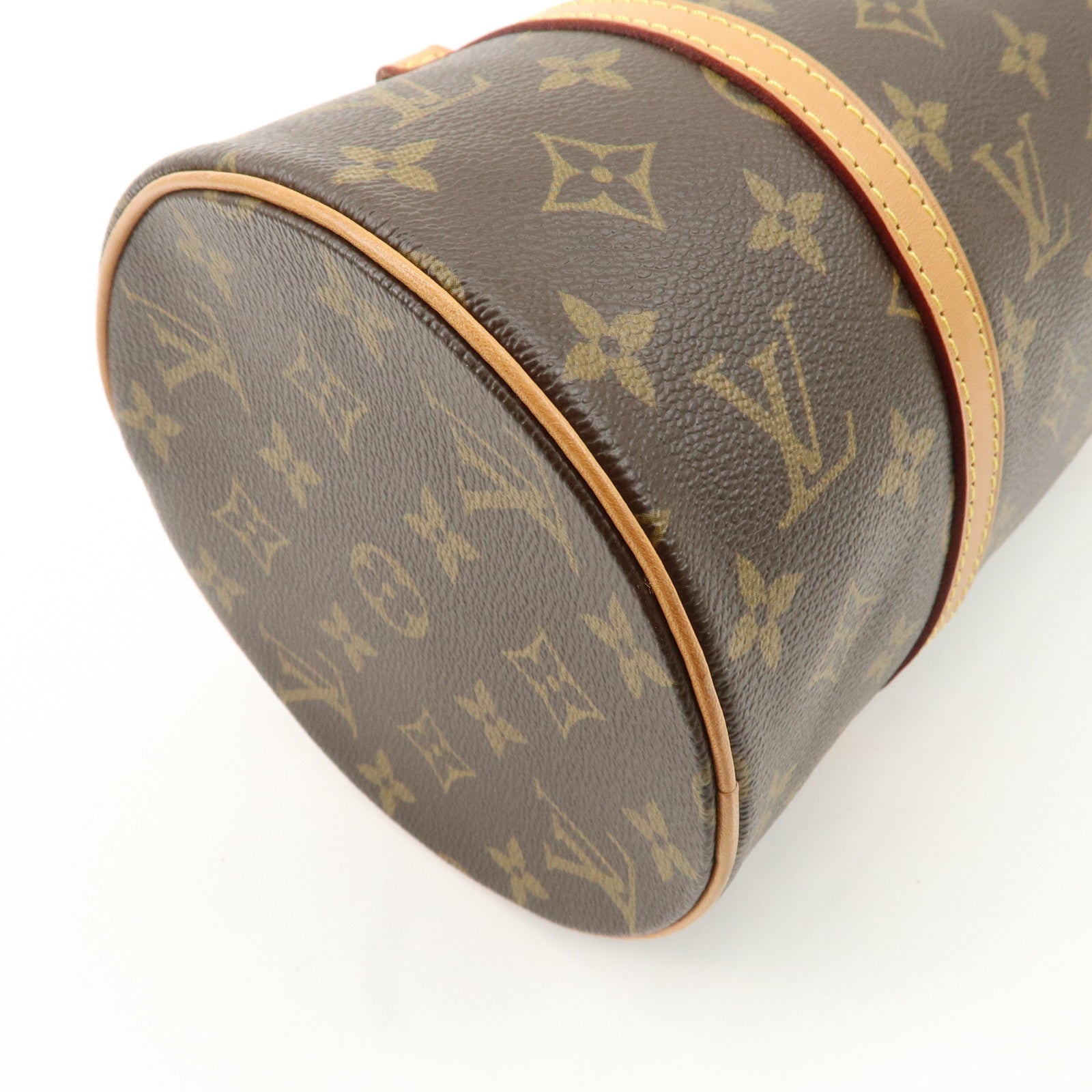 Louis Vuitton Monogram Papillon 30 Hand Bag Brown M51385