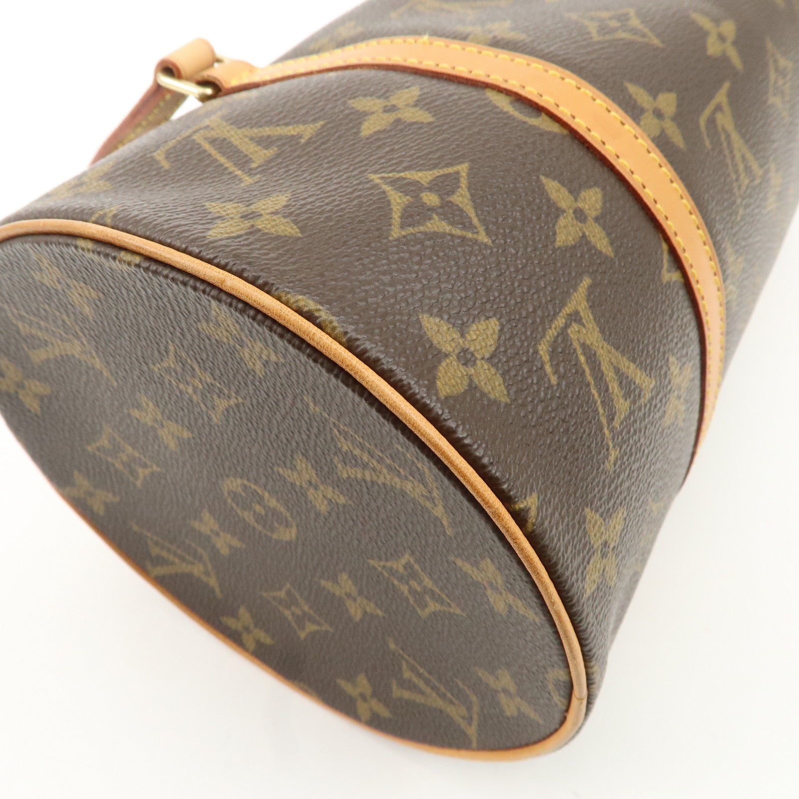 Louis Vuitton Monogram Papillon 30 Hand Bag Brown M51385 Used