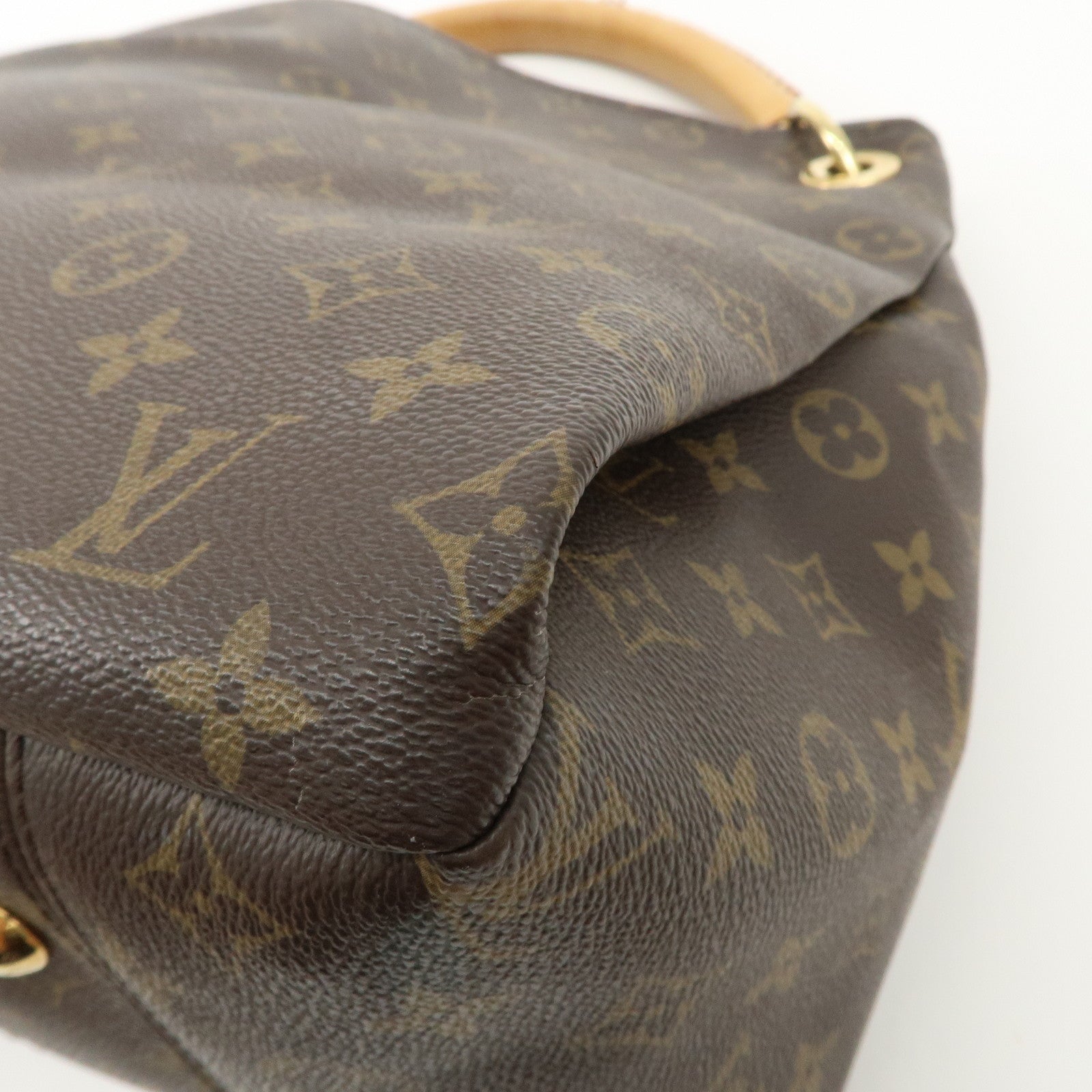 Louis Vuitton Monogram Artsy MM Shoulder Bag Brown M40249 Used