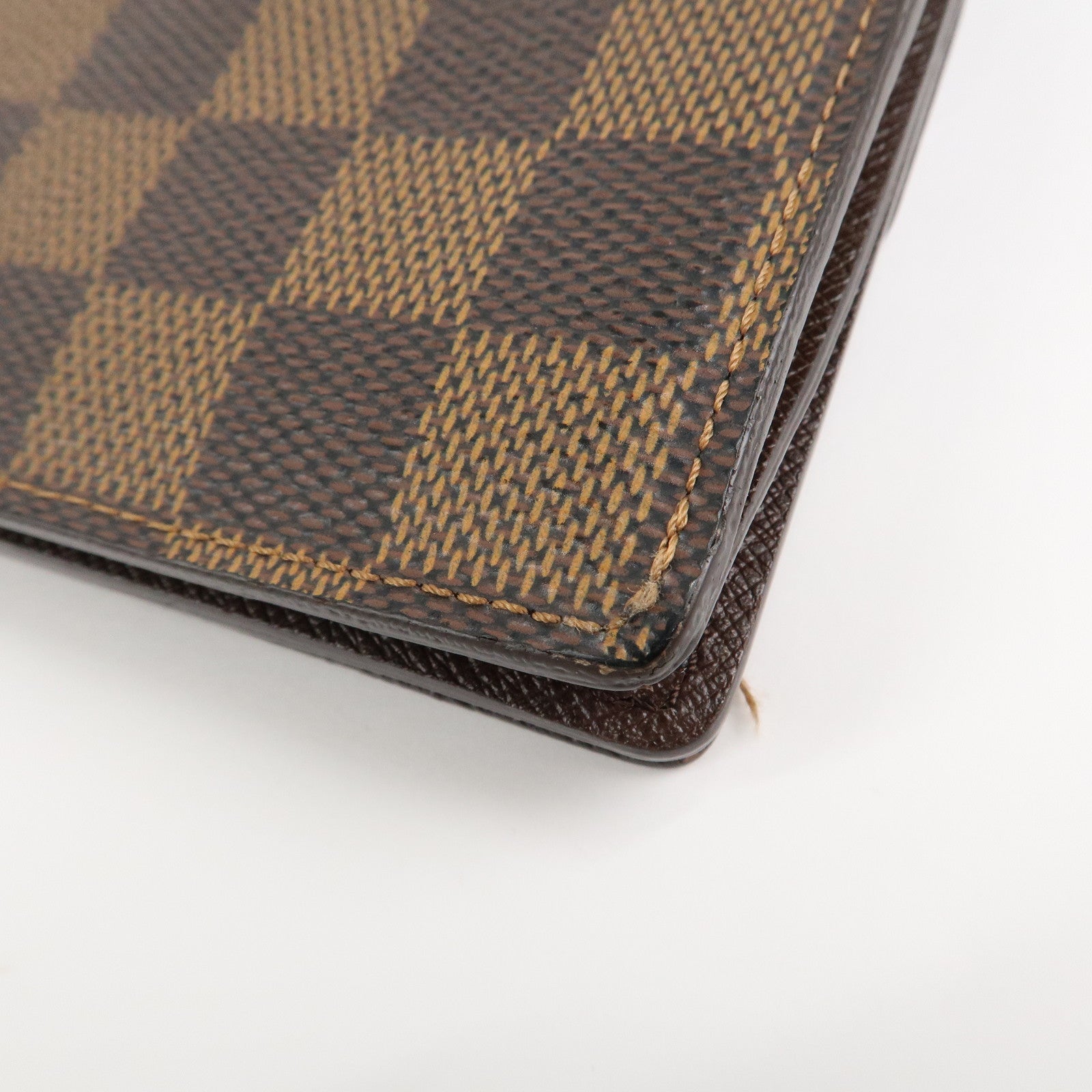 Louis Vuitton Damier Portefeuille Accordeon Wallet N60002 Used