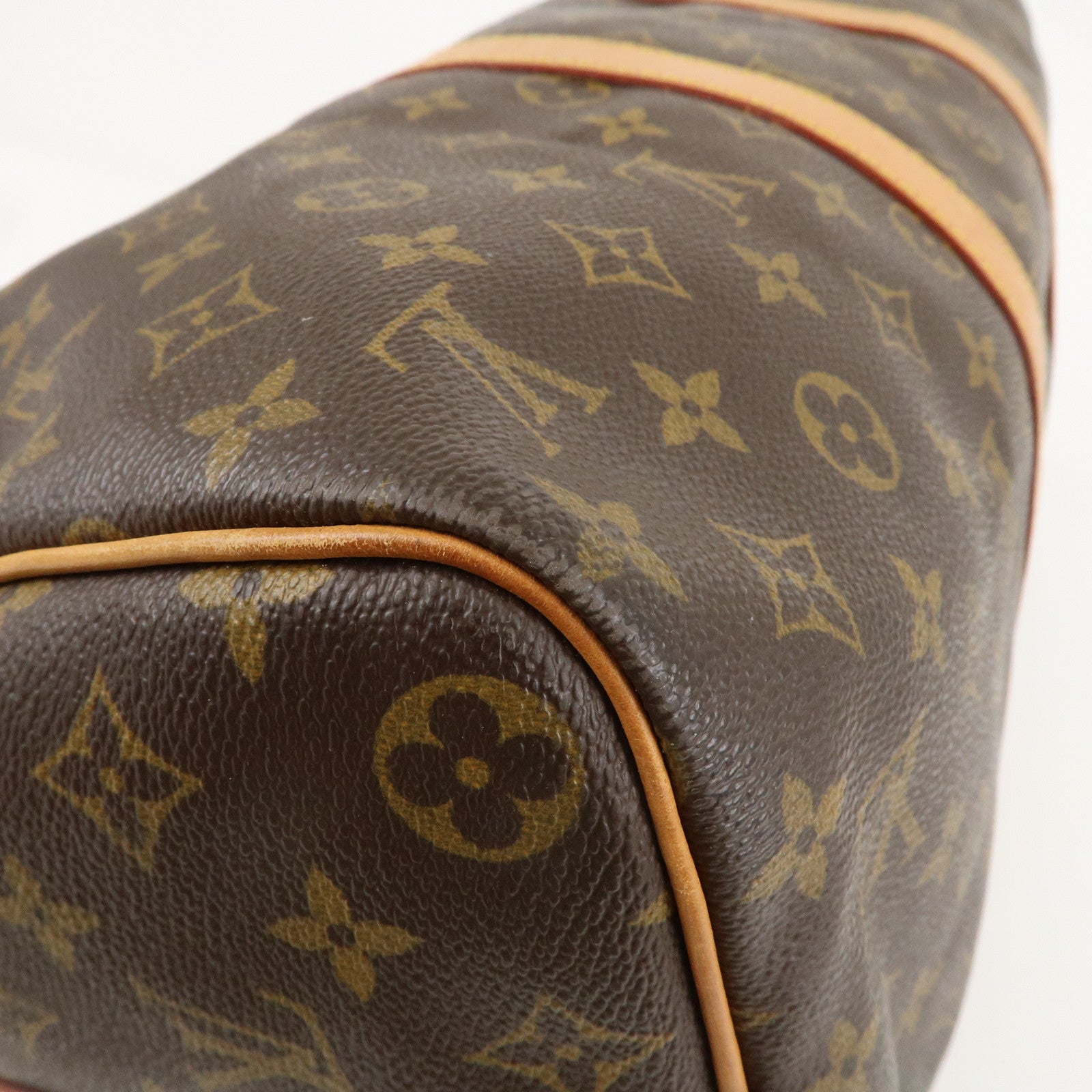 Louis Vuitton Monogram Keep All Bandouliere 45 Boston Bag M41418