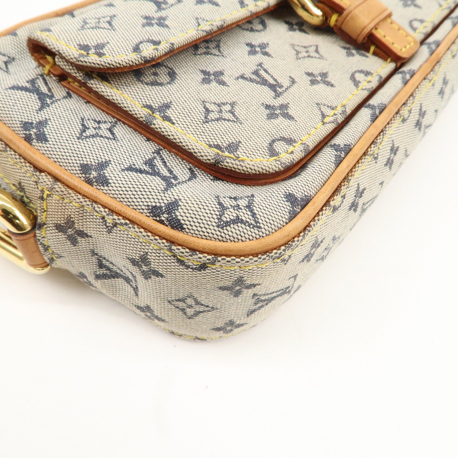 Louis Vuitton Monogram Mini Juliet MM Shoulder Bag TST Blue M92004 Used