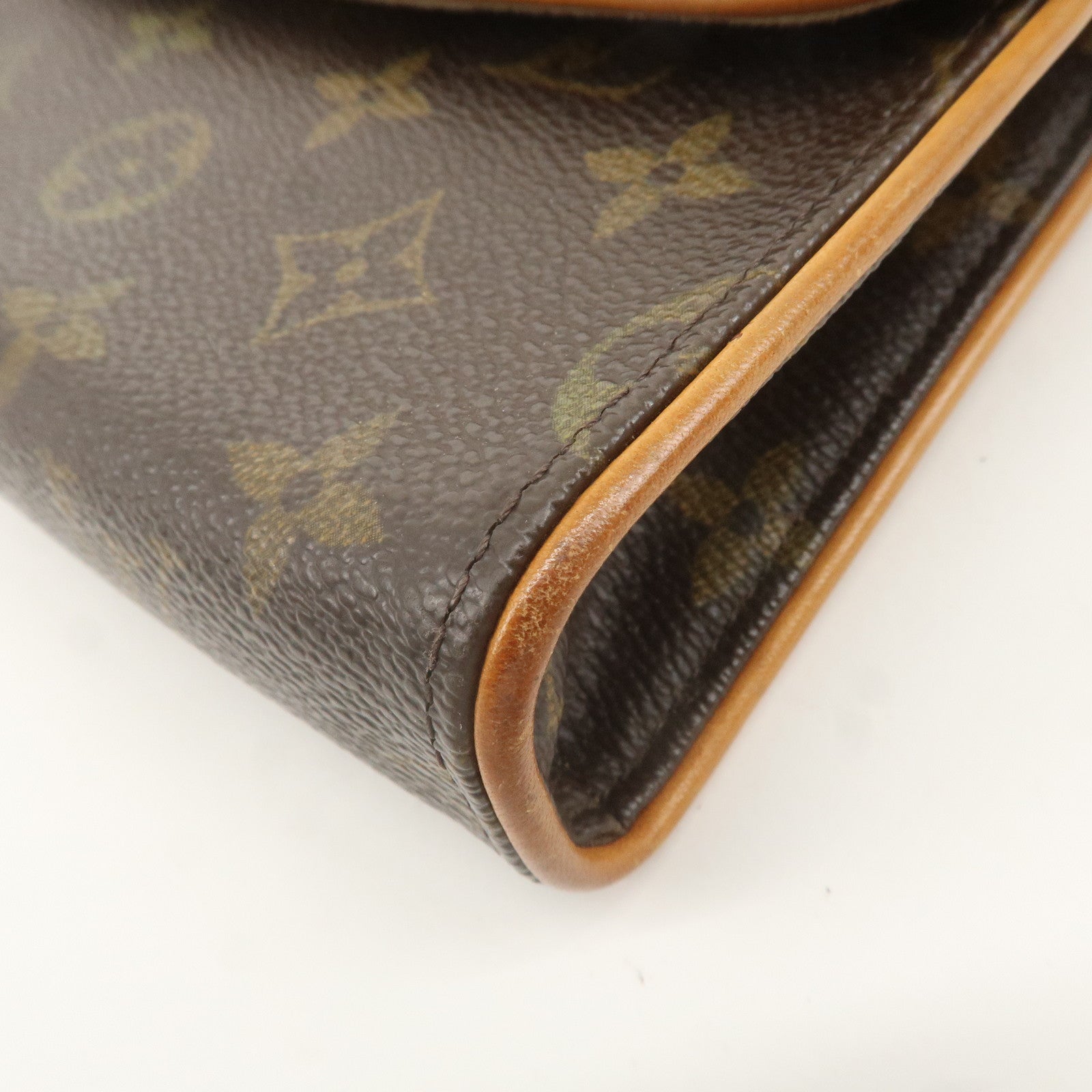 Louis Vuitton Monogram Pochette Florentine Waist Bag BeltXS M51855