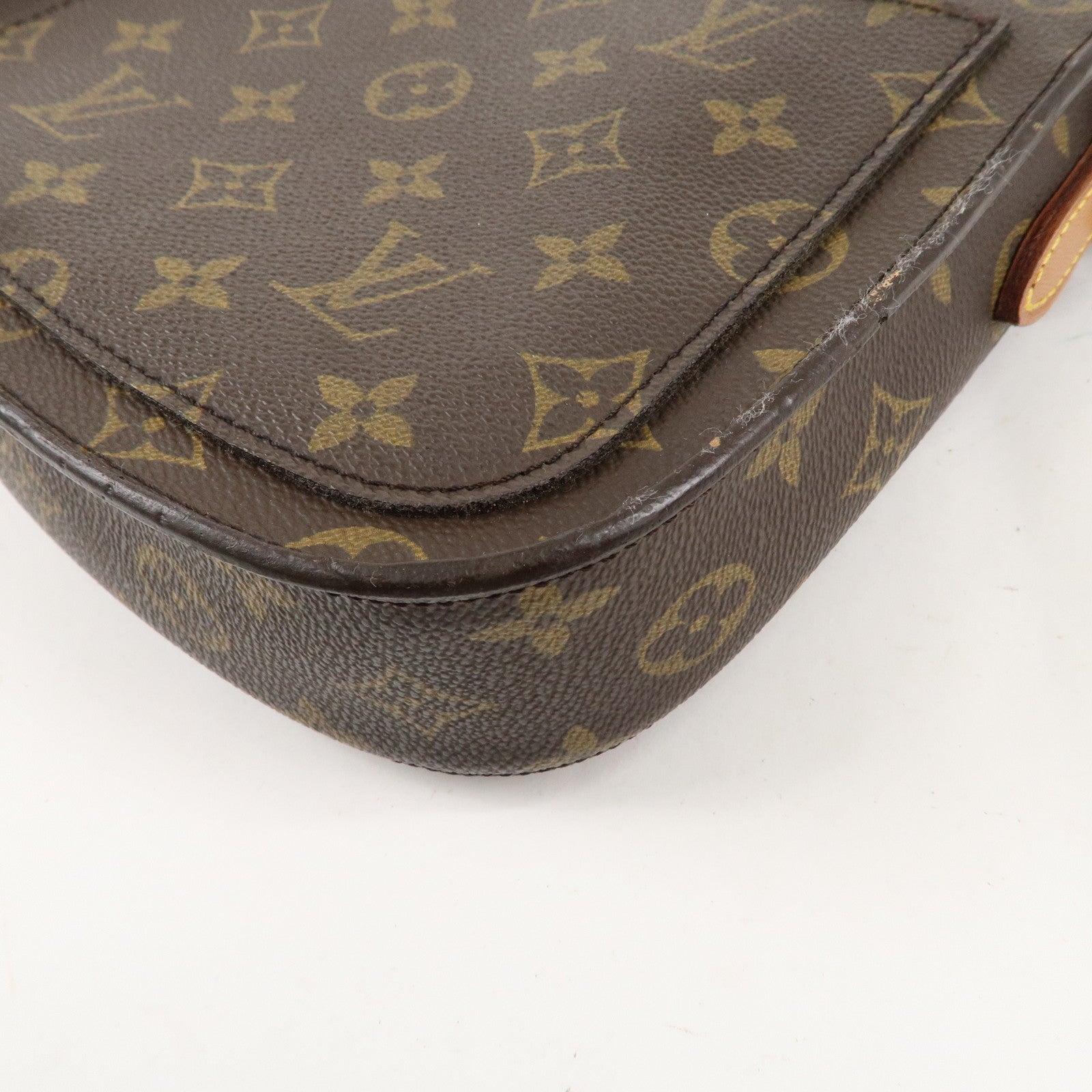 Louis Vuitton Monogram Saint Cloud MM Shoulder Bag Brown M51243