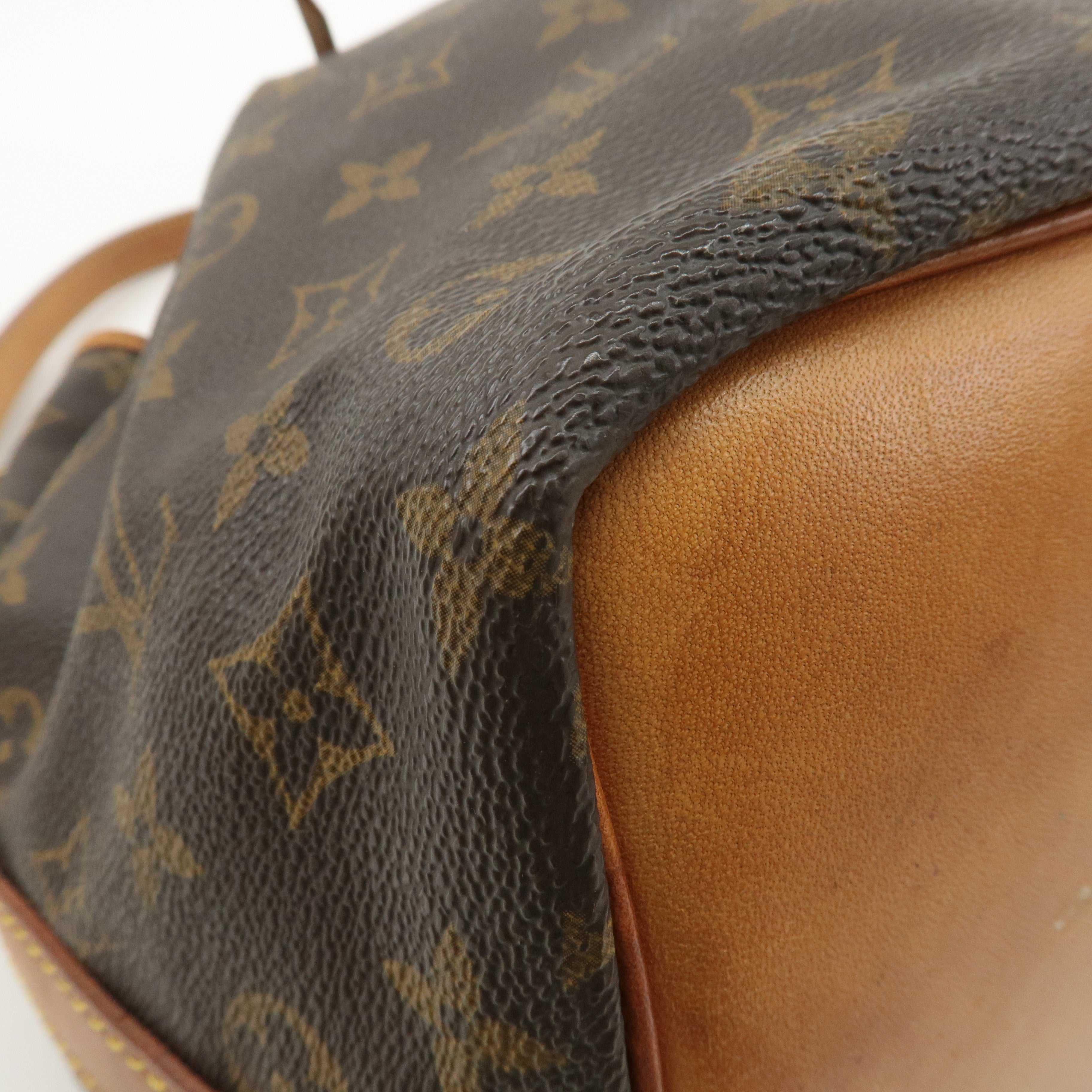 Louis Vuitton Monogram Petit Noe Shoulder Bag Brown M42226