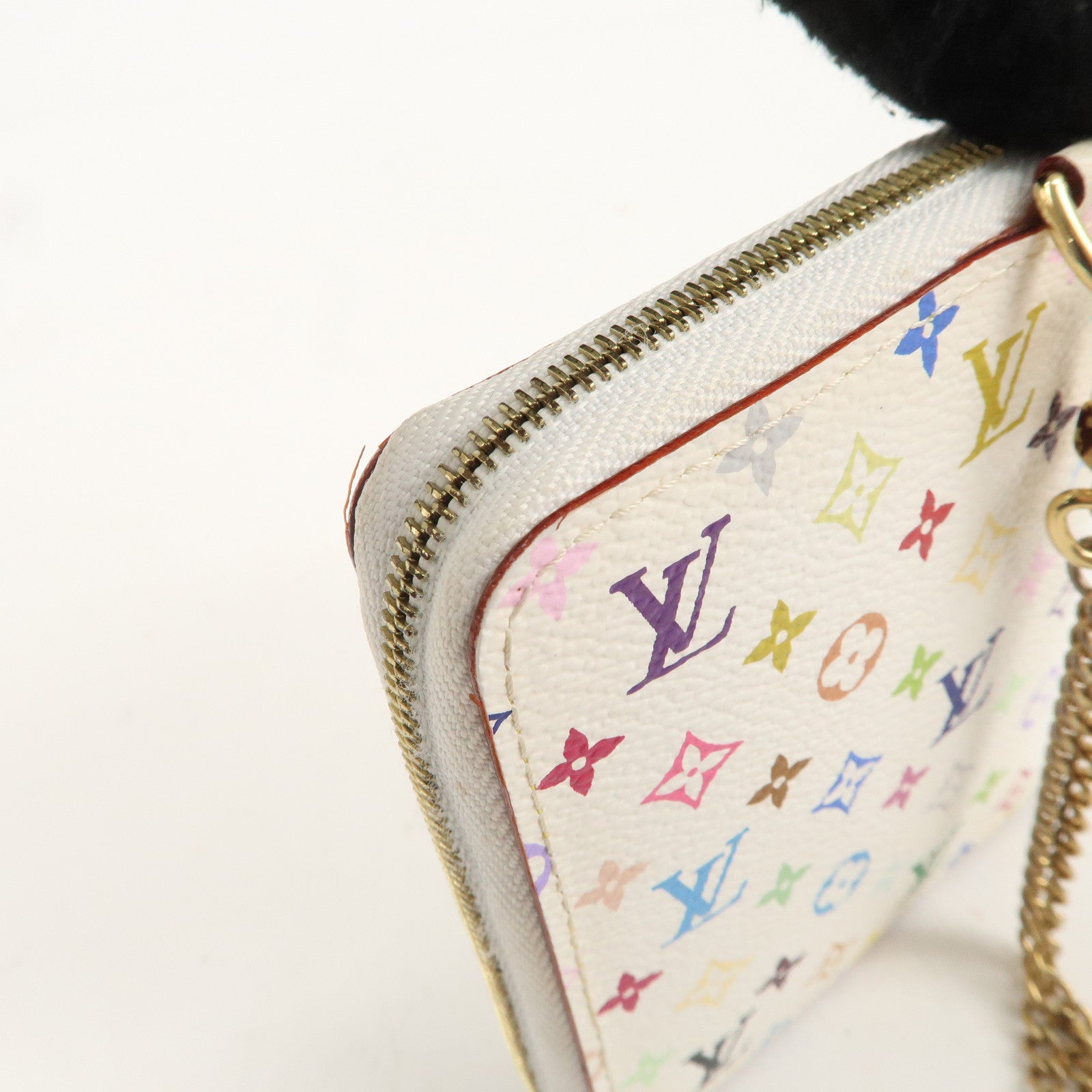 Louis Vuitton Monogram Multi Color Agenda Mini Zippe R21046