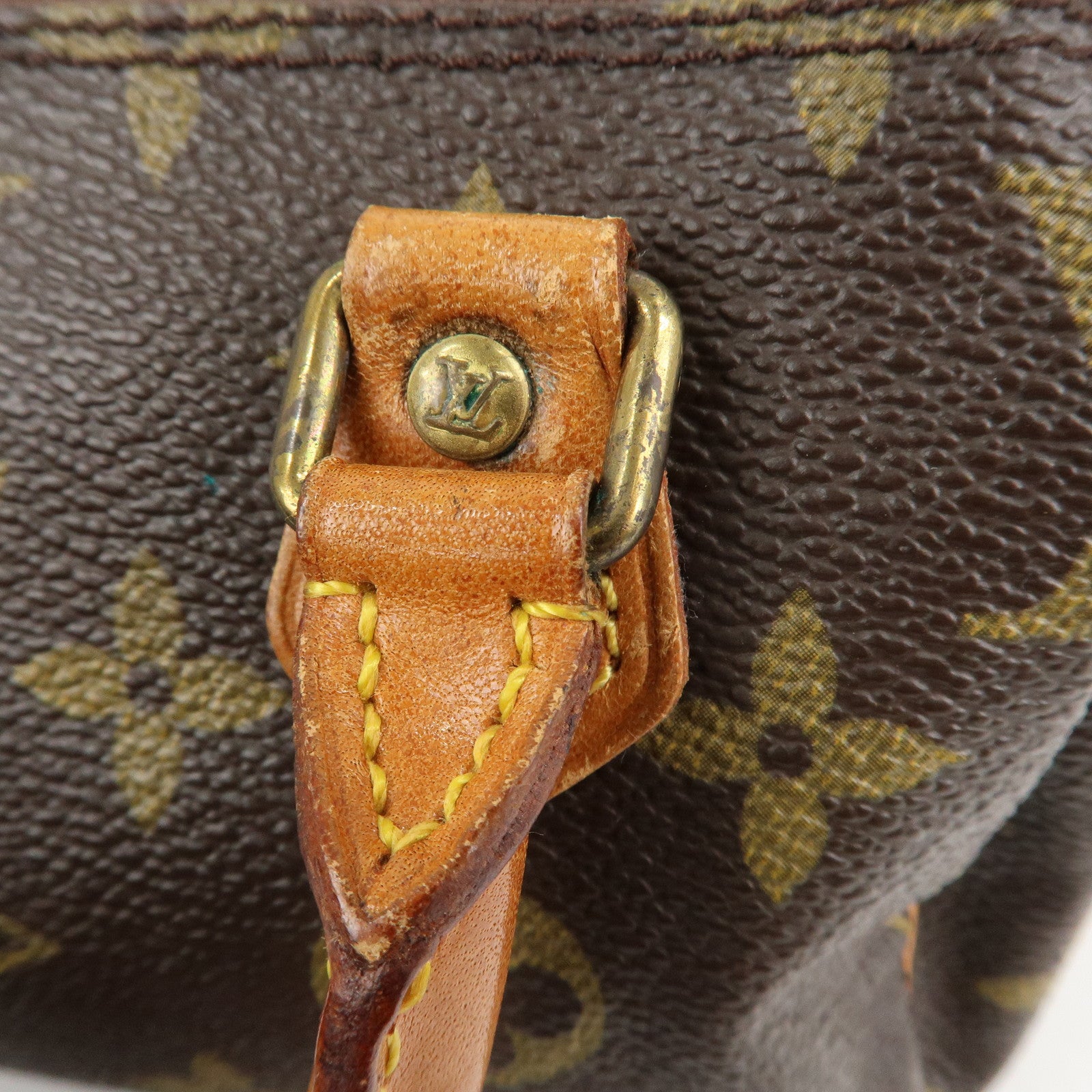 Louis Vuitton Monogram Mini Speedy Hand Bag Brown M41534