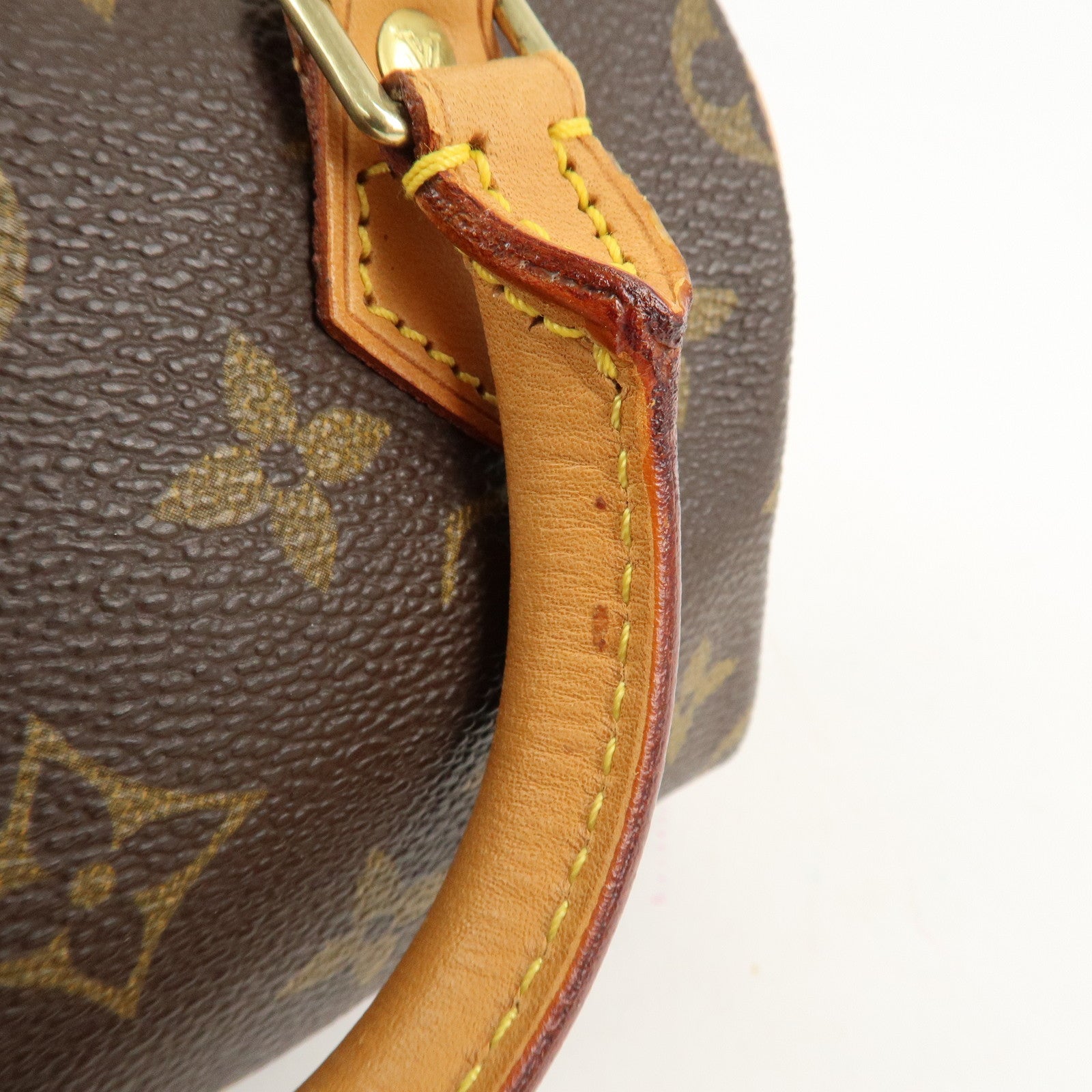 Louis Vuitton Monogram Mini Speedy Hand Bag Brown M41534 Used