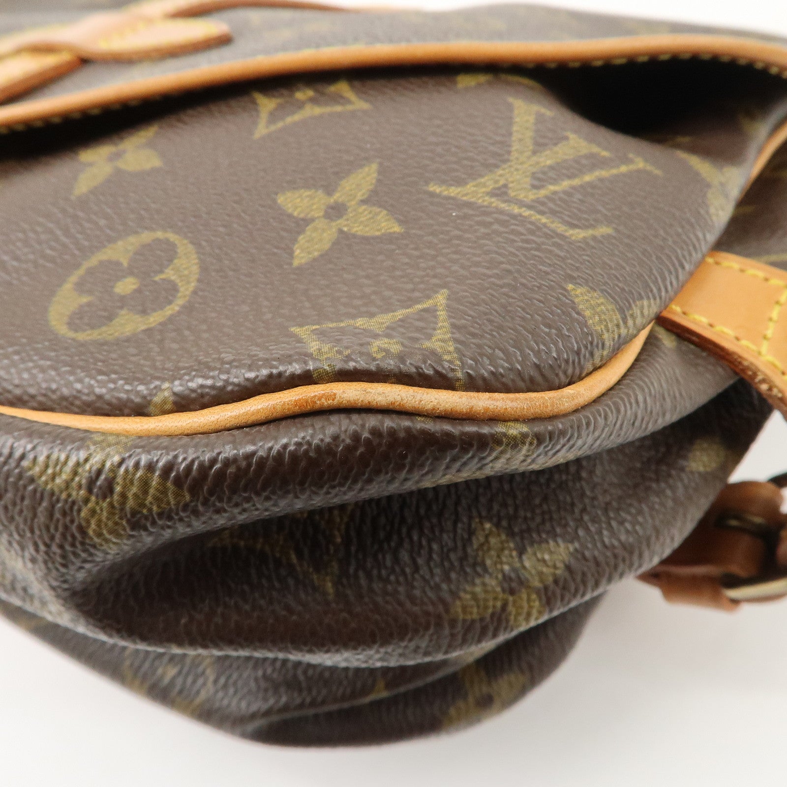 Louis Vuitton Monogram Saumur 30 Shoulder Bag Brown M42256 Used