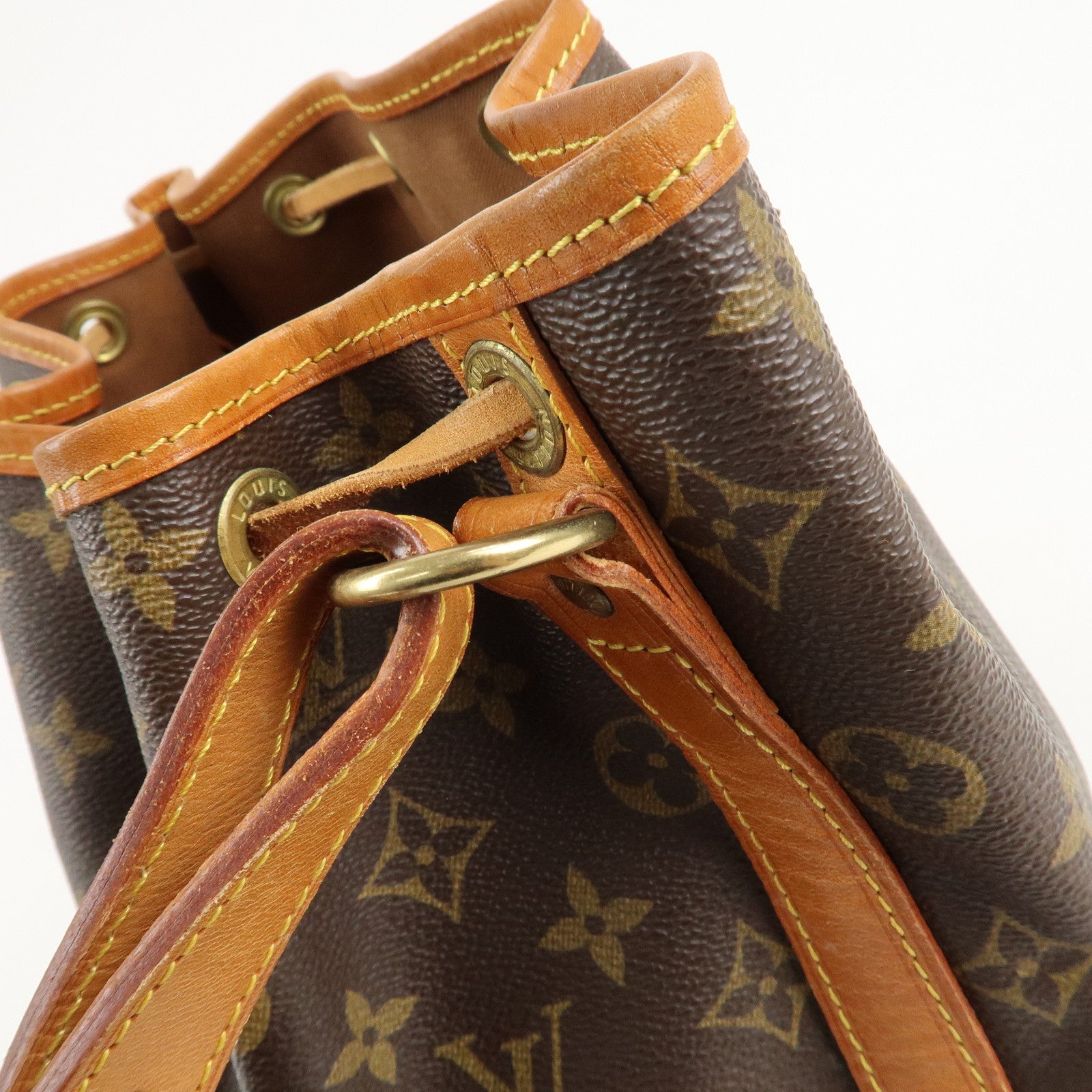 Louis Vuitton Monogram Petit Noe Shoulder Bag Brown M42226 Used