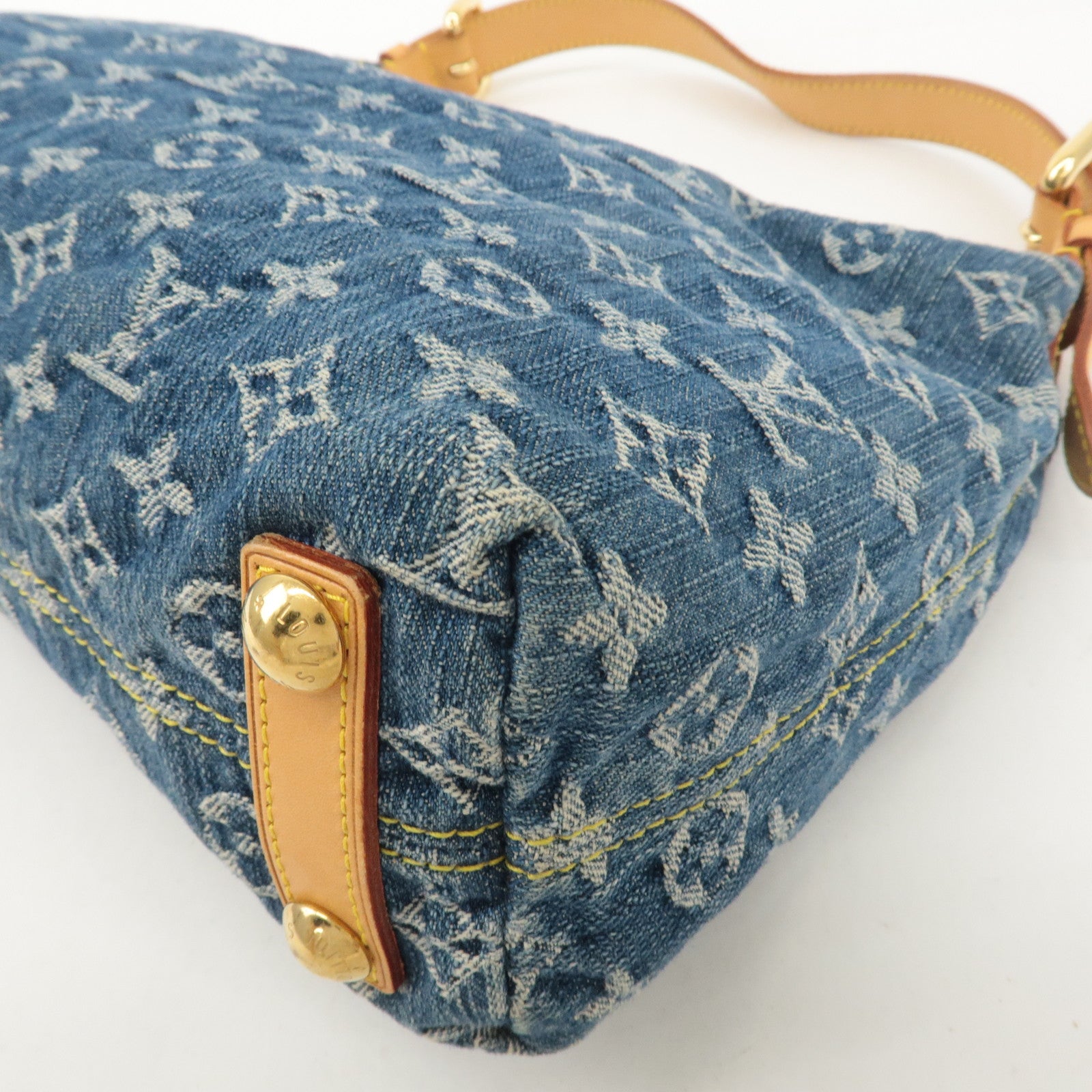 Louis Vuitton Monogram Denim Baggy PM Shoulder Bag M95049