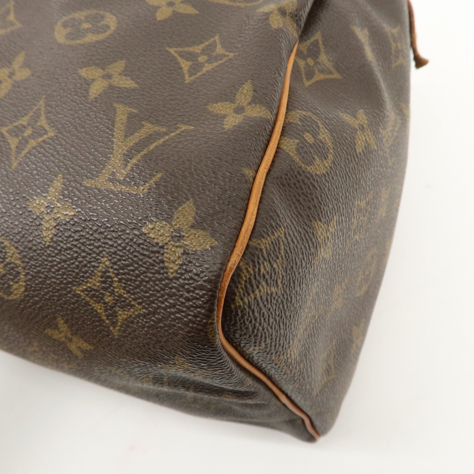 Louis Vuitton Monogram Speedy 30 Hand Bag Boston Bag M41108 Used