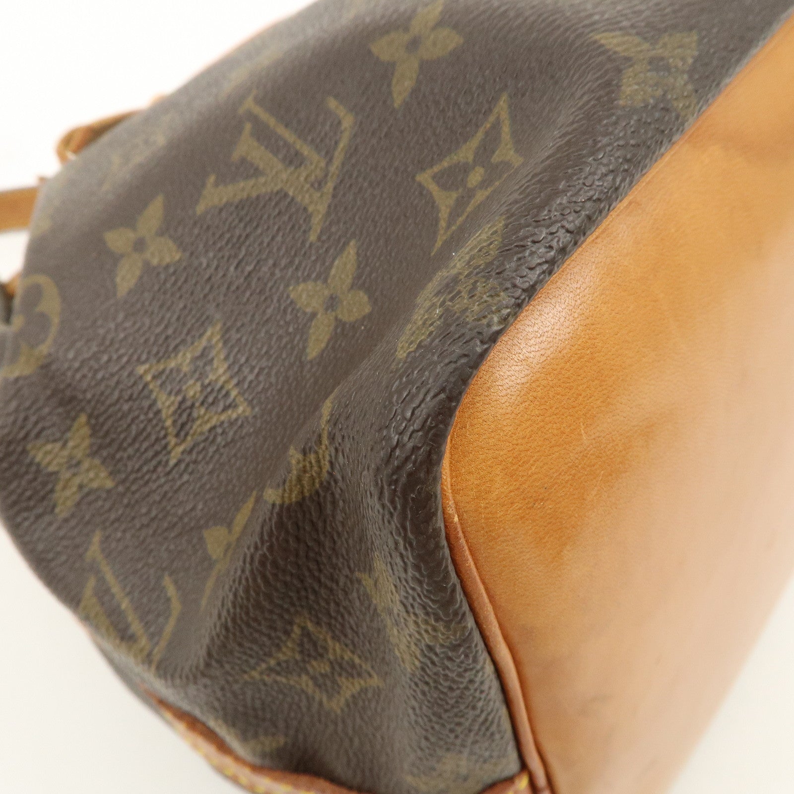 Louis Vuitton Monogram Petit Noe Shoulder Bag Brown M40818