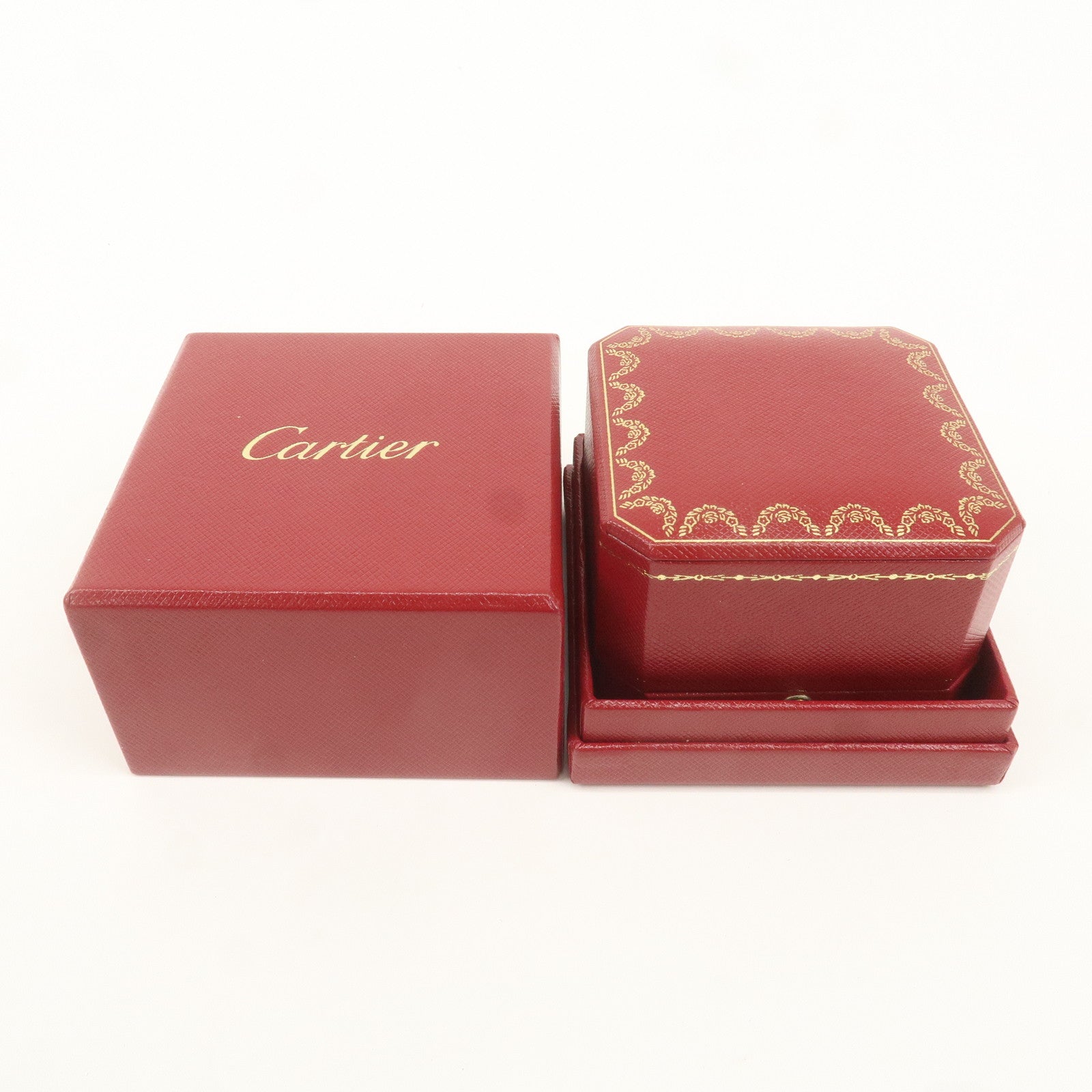 Cartier Set of 2 Ring Box Display Box Jewelry Box For Ring