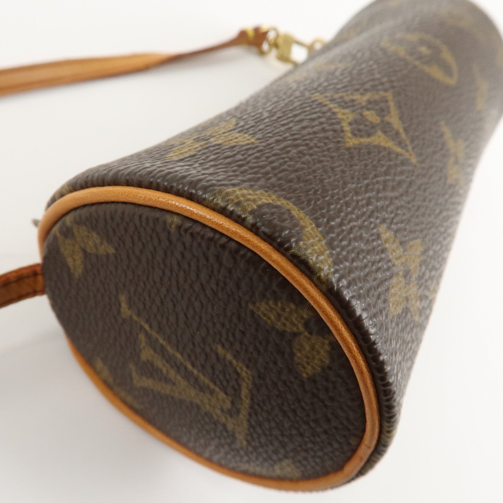 Louis Vuitton Monogram Mini Pouch for Papillon Bag New Style Brown Used