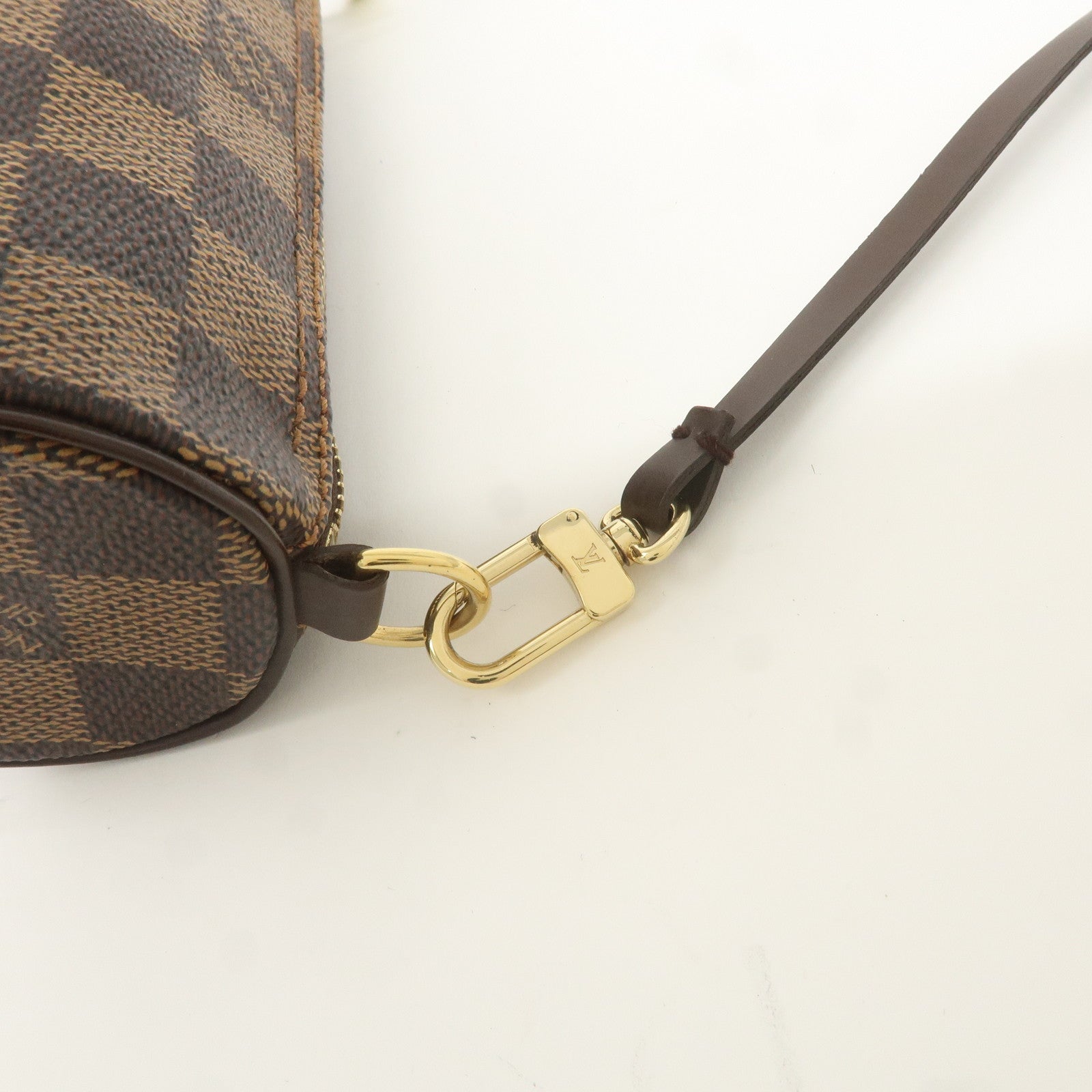 Louis Vuitton Damier Papillon Pouch For Papillon Bag Brown