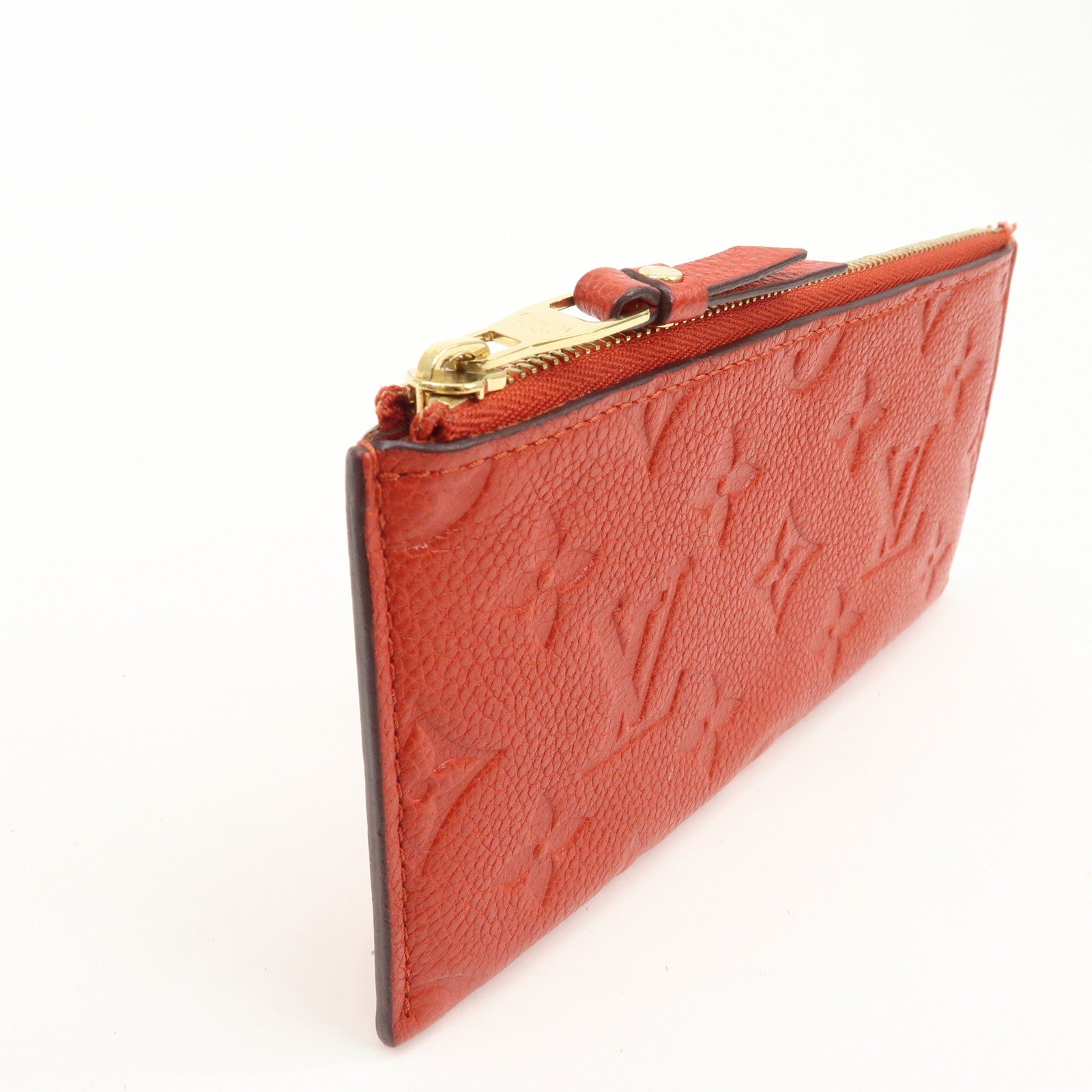 Louis Vuitton Monogram  Empreinte Portefeuille Cerise Cion Case Used