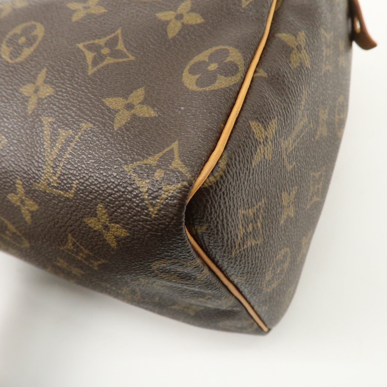 Louis Vuitton Monogram Speedy 25 Hand Bag Boston Bag M41528 Used