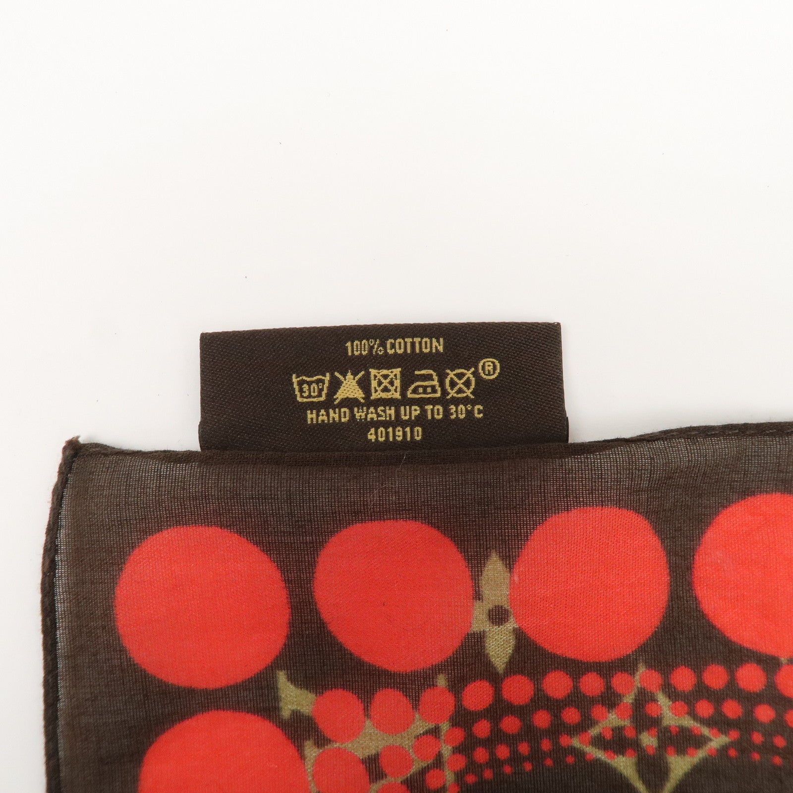 Louis Vuitton Monogram Scarf Bandana 55×55 Yayoi Kusama Used