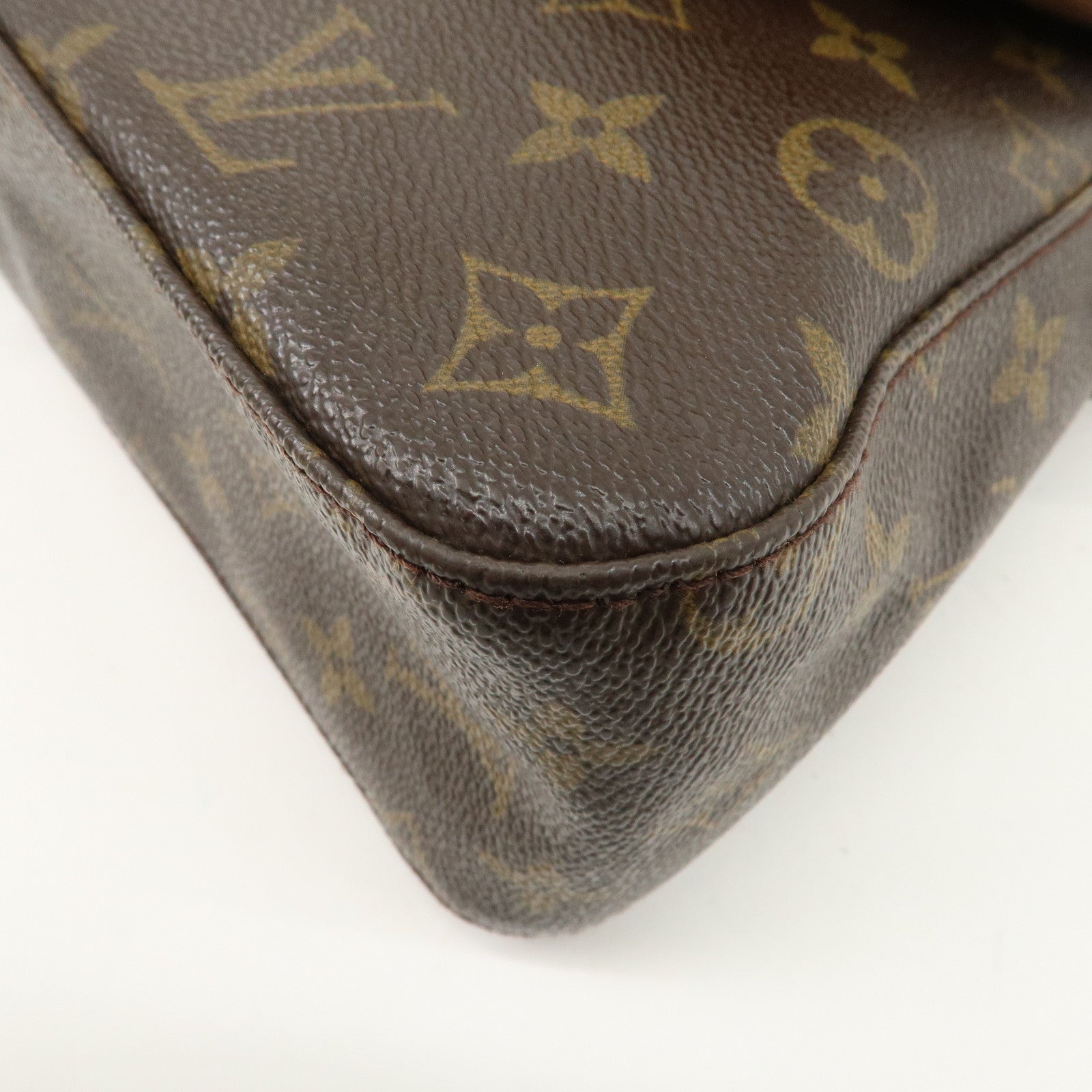 Louis Vuitton Monogram Mini Looping Shoulder Bag Brown M51147