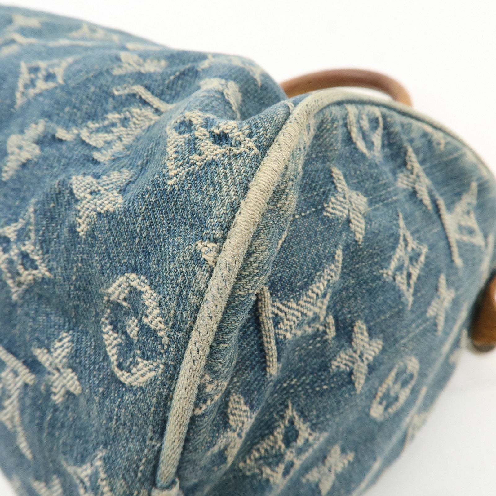 Louis Vuitton Monogram Denim Neo Speedy Boston Bag Blue M95019