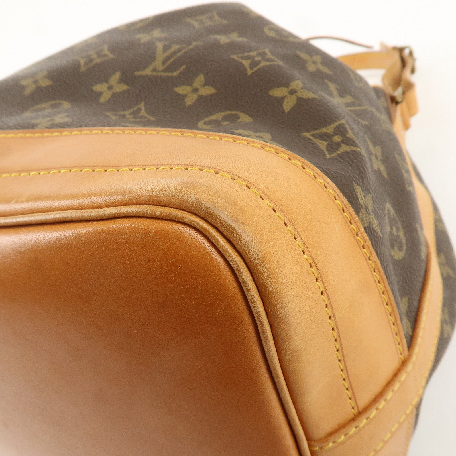 Louis Vuitton Monogram Noe Shoulder Bag Brown M42224