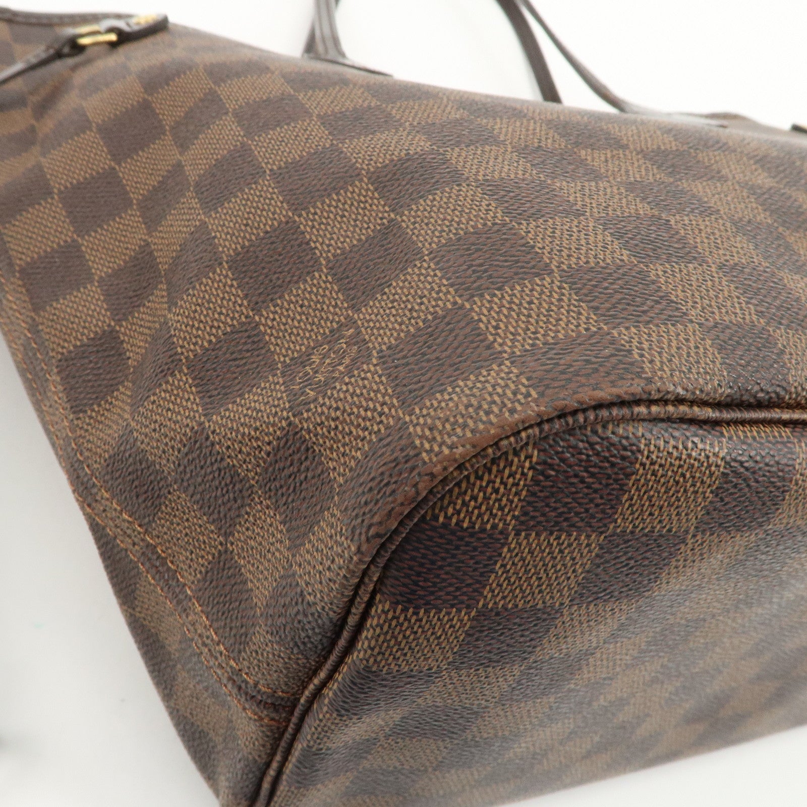 Louis Vuitton Damier Neverfull MM Tote Bag N51105 Used