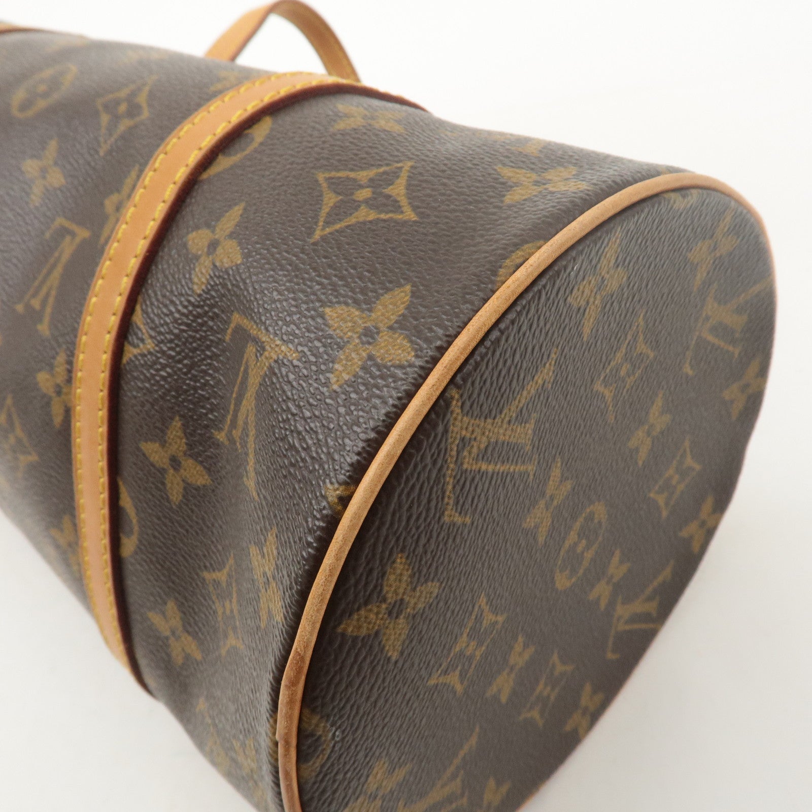 Louis Vuitton Monogram Papillon 30 Hand Bag 
Pouch Brown M51385