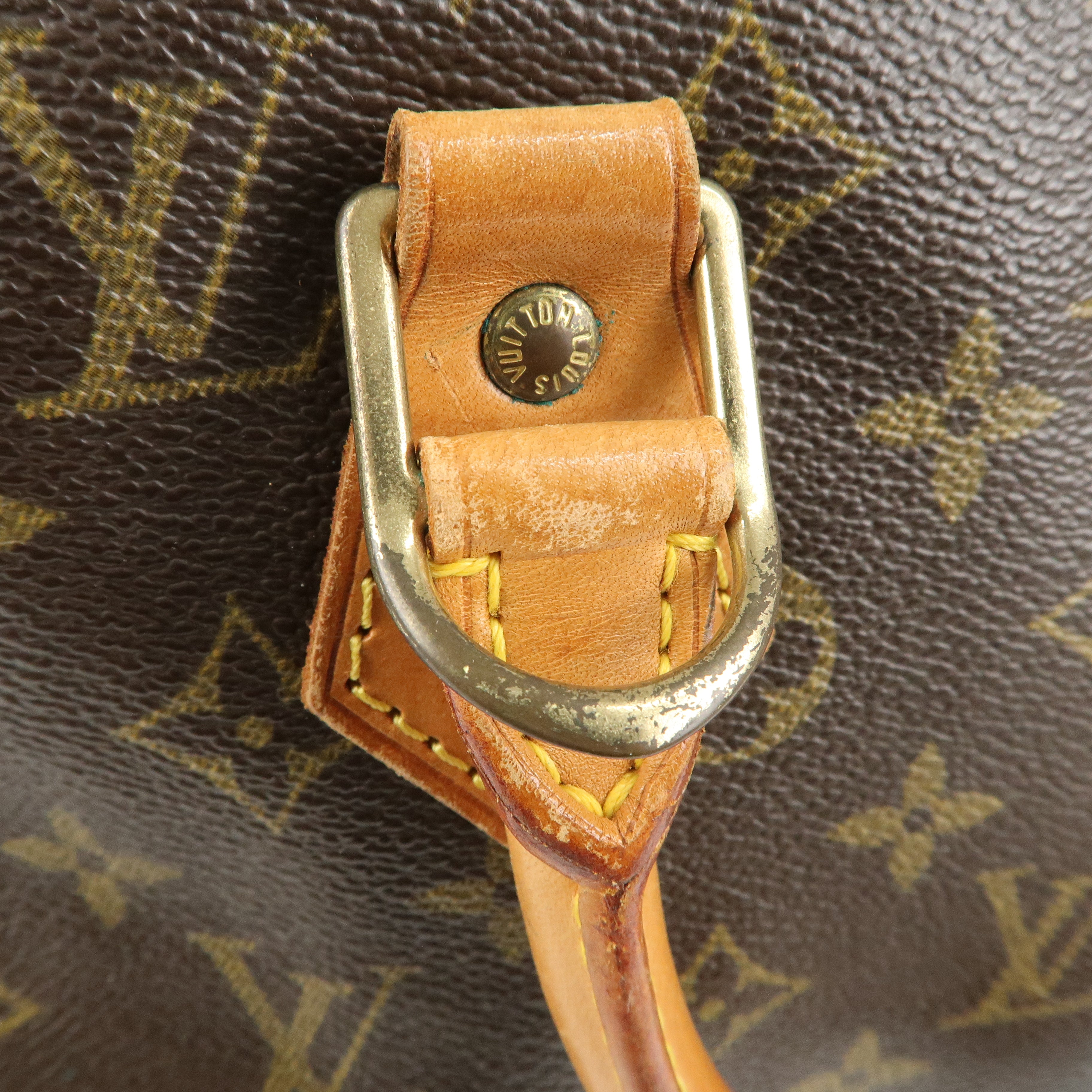 Louis Vuitton Monogram Alma Hand Bag Brown M51130