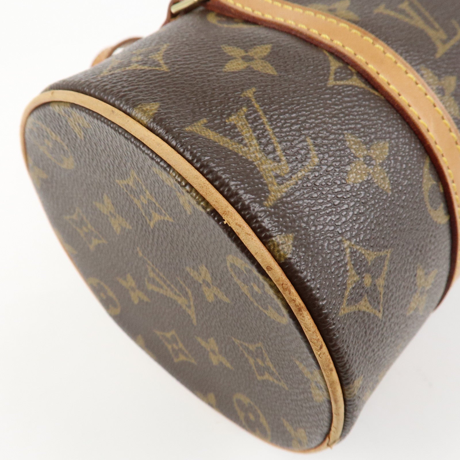 Louis Vuitton Monogram Papillon 26 Hand Bag Brown M51386 Used