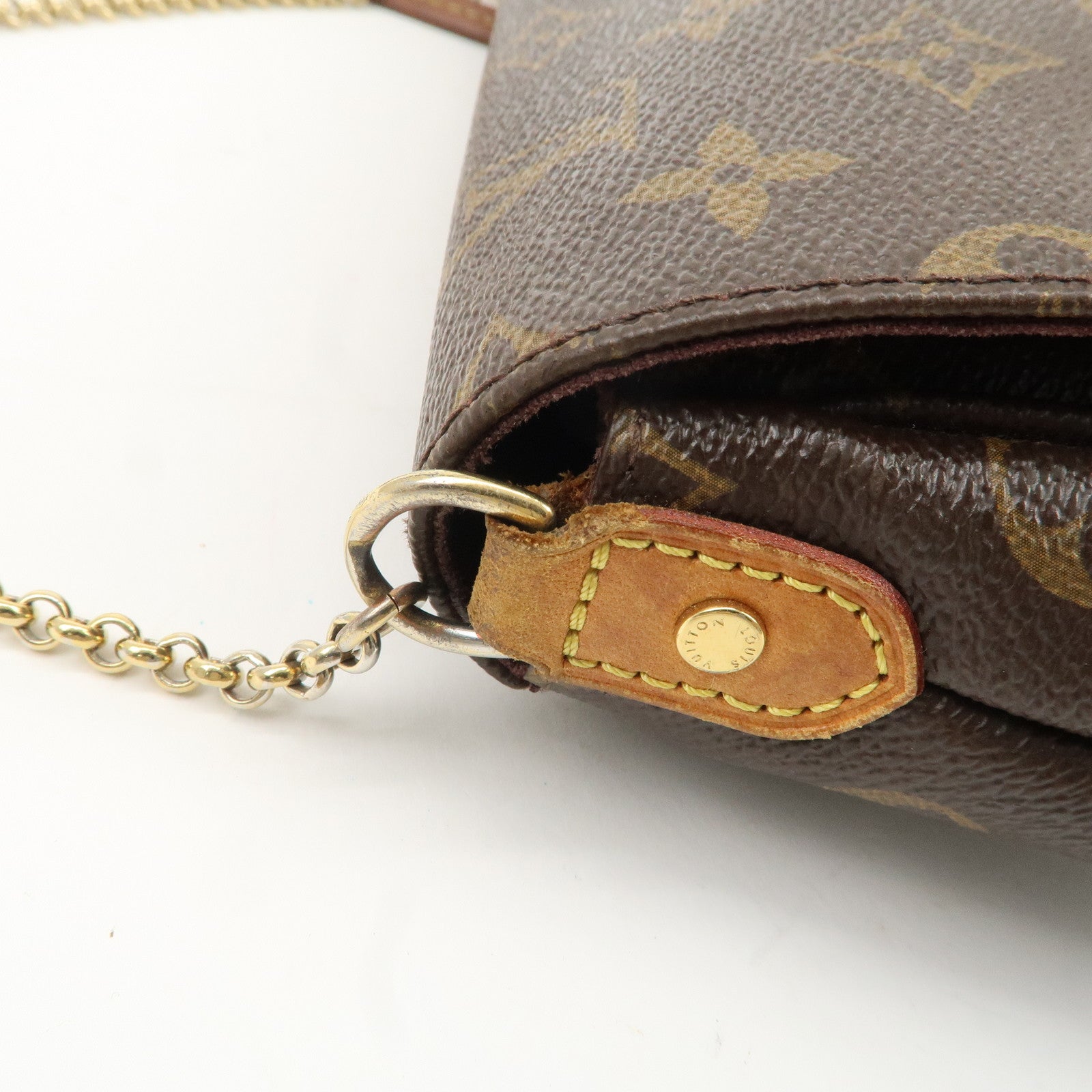 Louis Vuitton Monogram Favorite MM 2Way Shoulder Bag M40718 Used