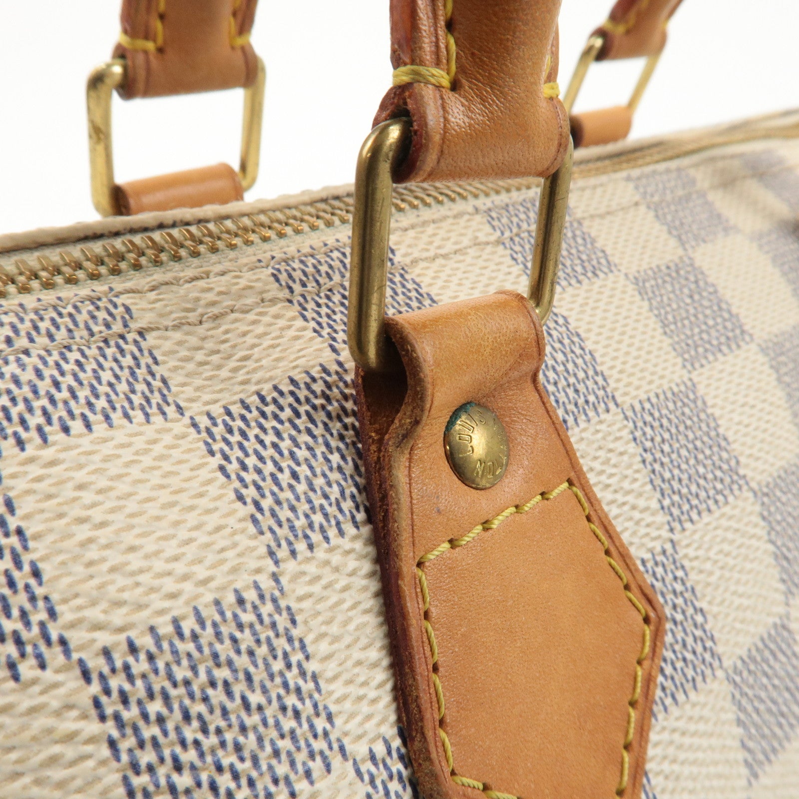 Louis Vuitton Damier Azur Speedy 25 Boston Bag Hand Bag N41534