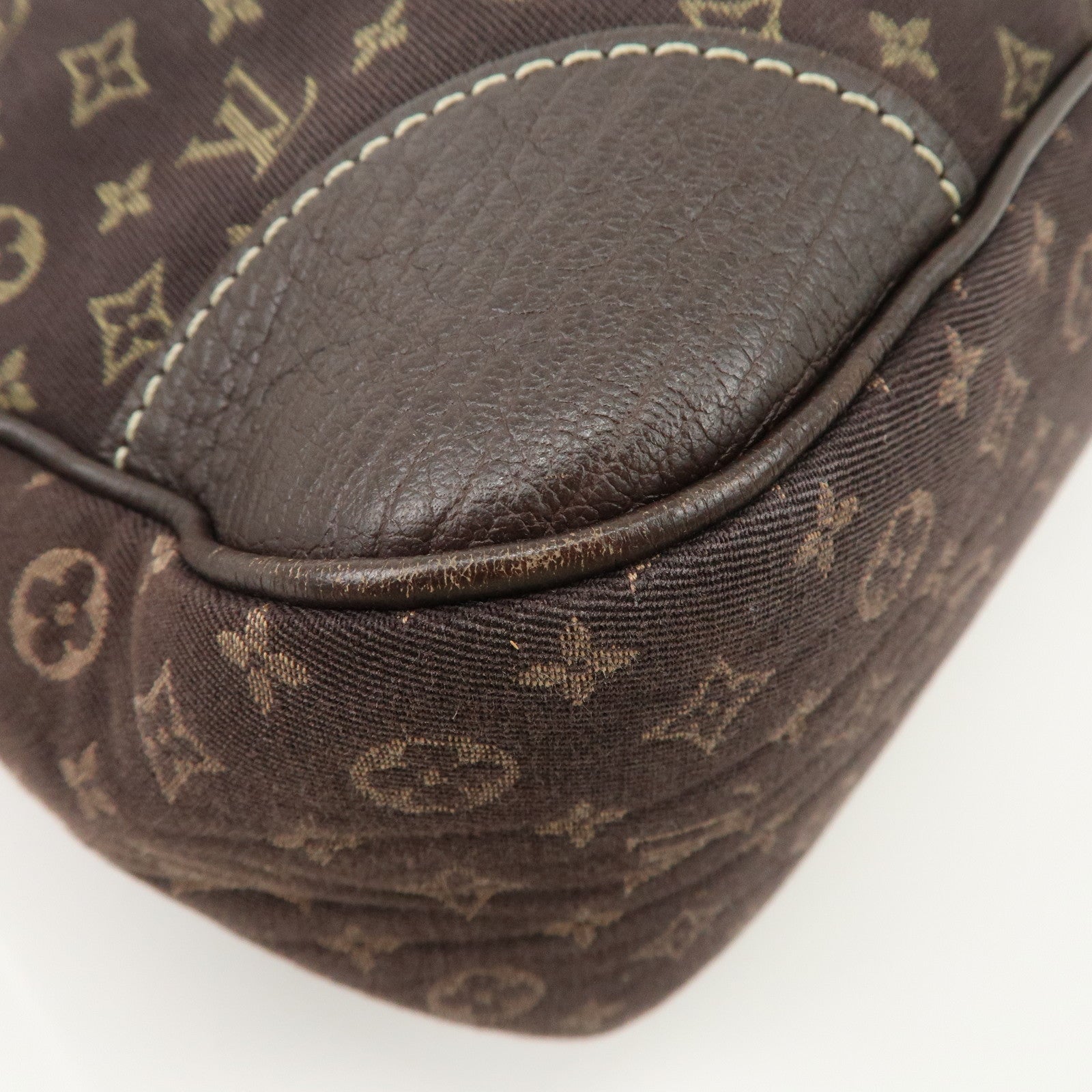 Louis Vuitton Monogram Mini Lin Boulogne Shoulder Bag Ebene M95225