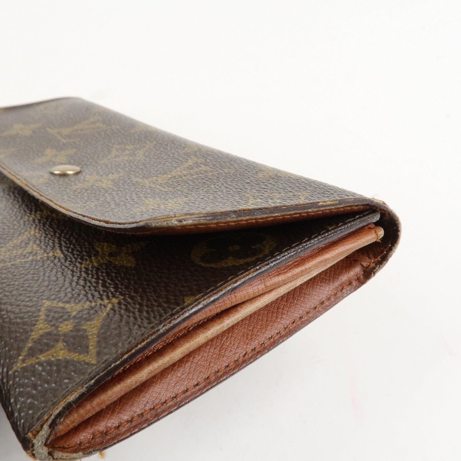 Louis Vuitton Monogram Set of 2 Long Wallet Brown M61723