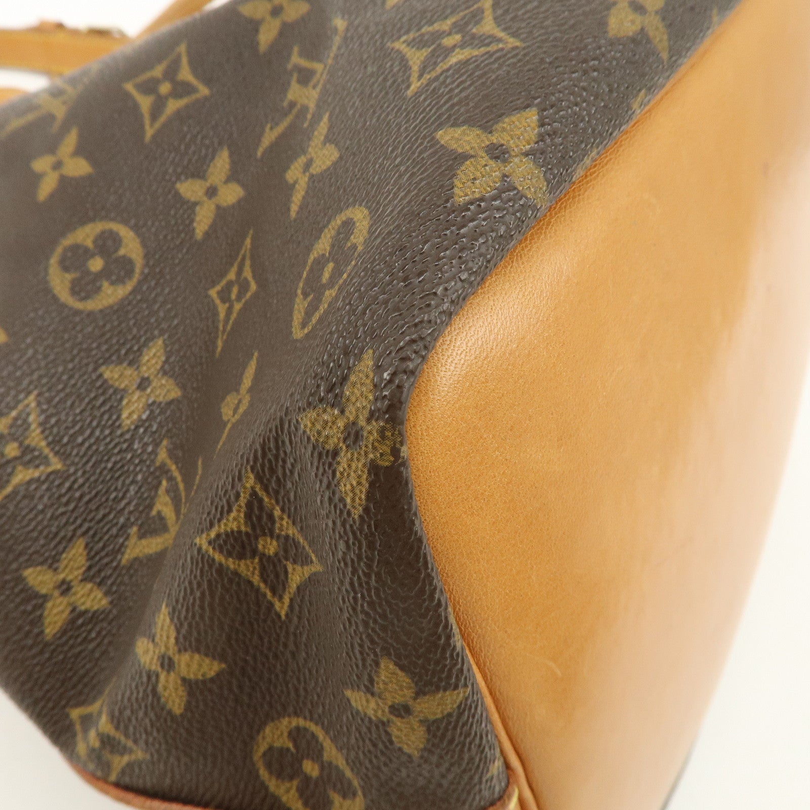 Louis Vuitton Monogram Petit Noe Shoulder Bag Brown M40818