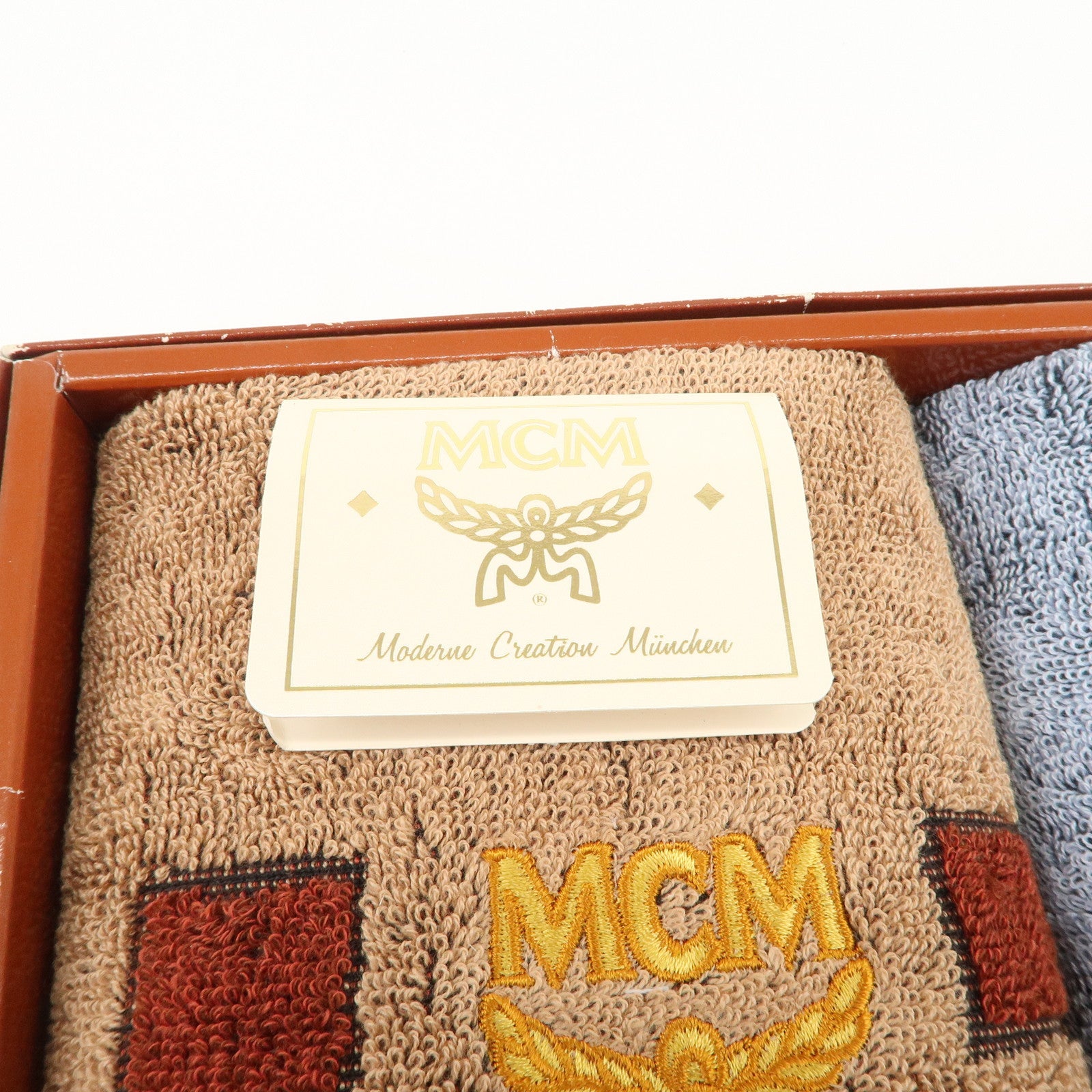 MCM 100% Cotton Towel Set of 2 (3 piece set) Gray