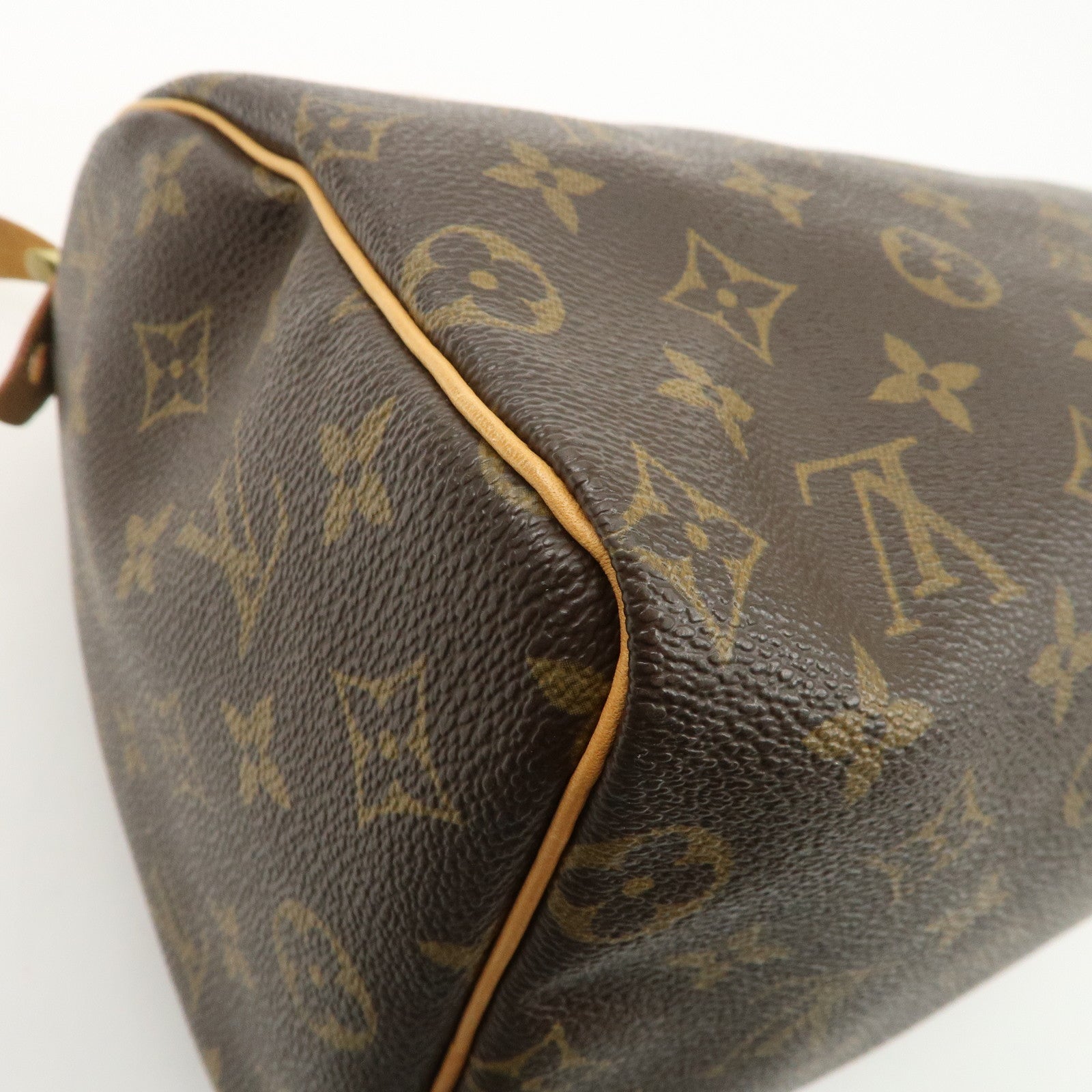 Louis Vuitton Monogram Speedy 25 Hand Bag Boston Bag M41528 Used