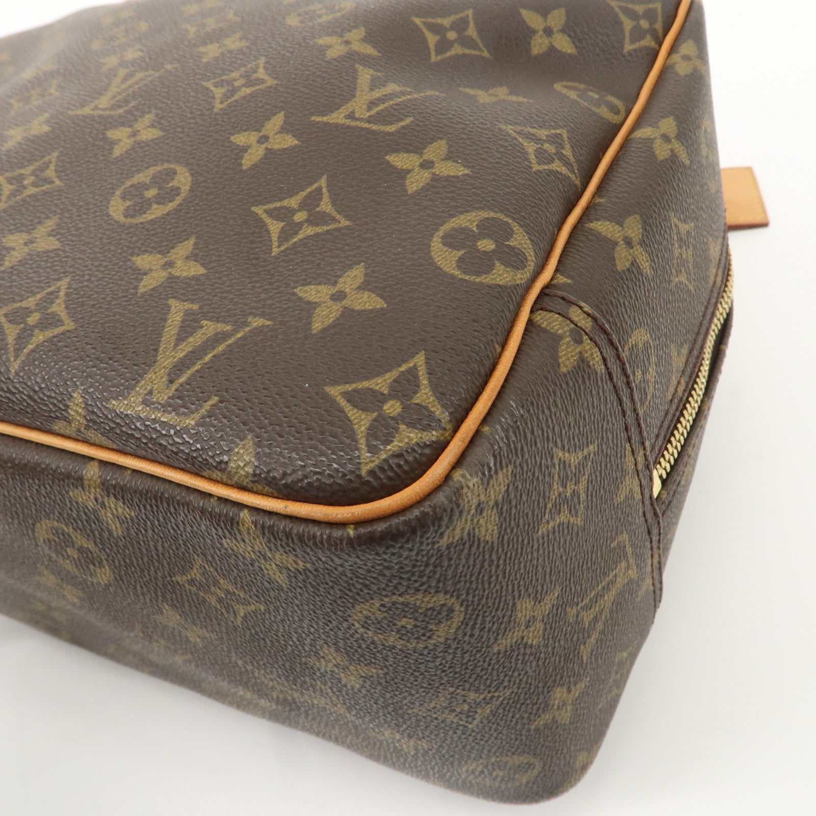 Louis Vuitton Monogram Deauville Hand Bag M47270 Used