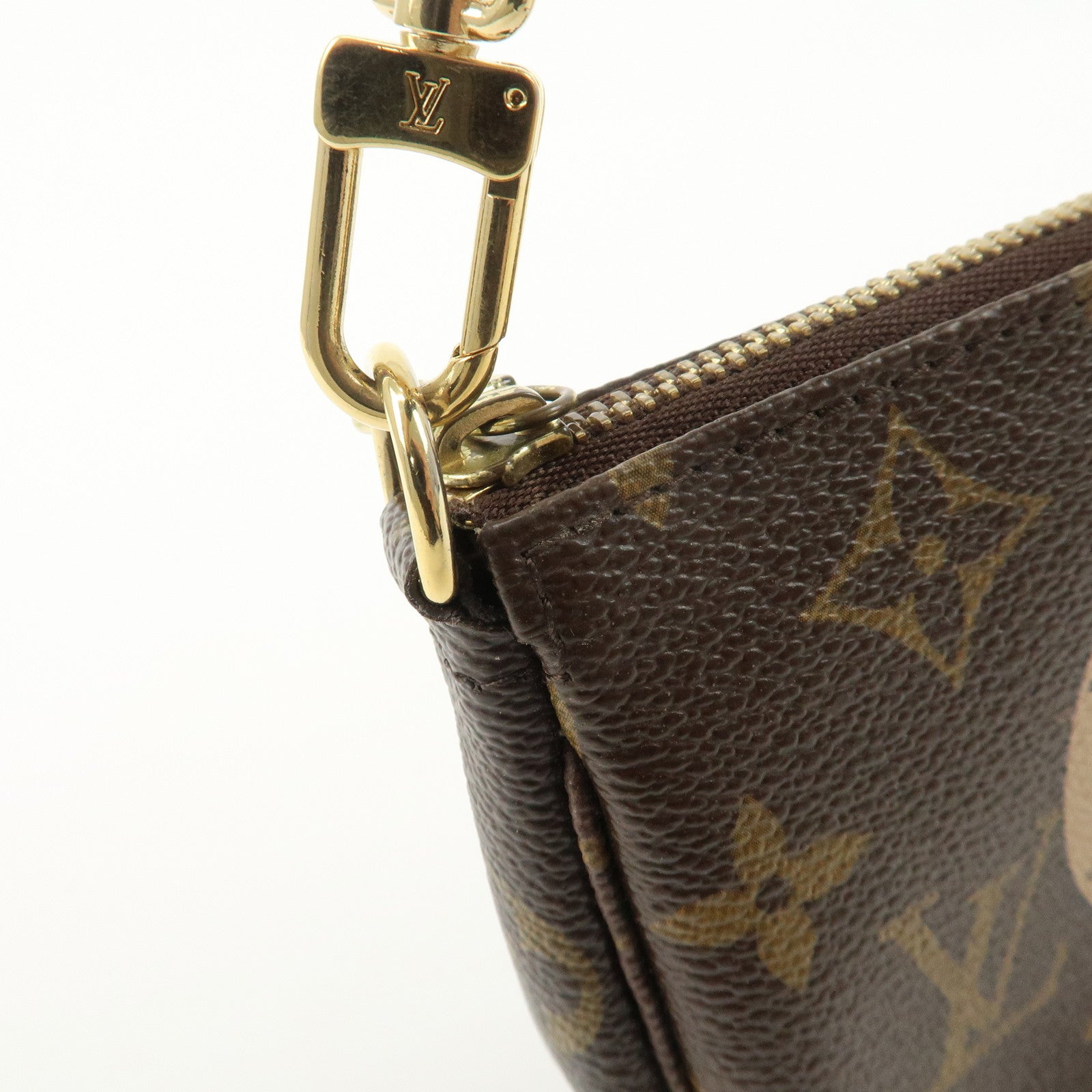 Louis Vuitton Monogram T&B Mini Pochette Accessoires Pouch M60153 Used