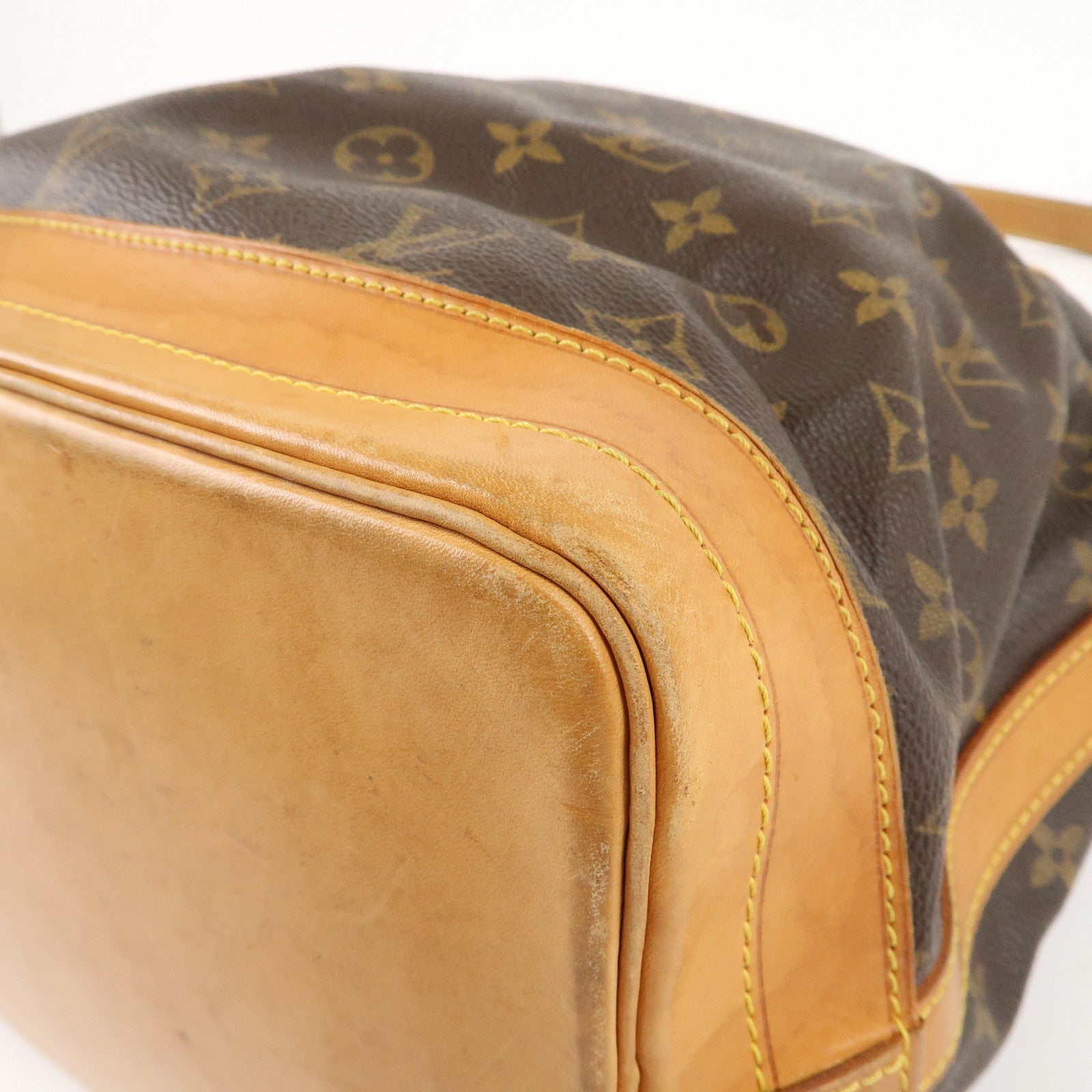 Louis Vuitton Monogram Noe Shoulder Bag Brown M42224