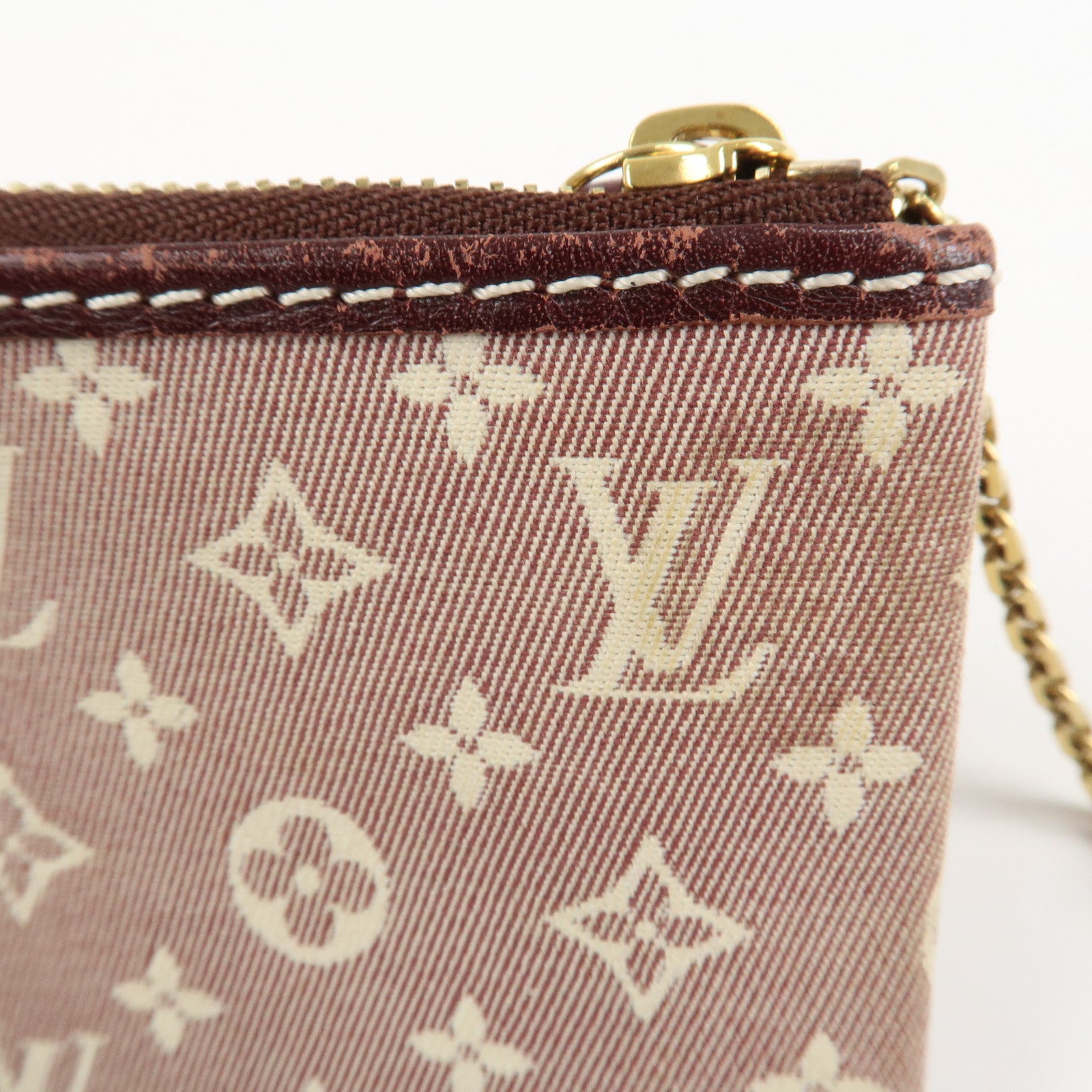 Louis Vuitton Monogram Idylle Pochette Cles Coin Case Sepia M62995